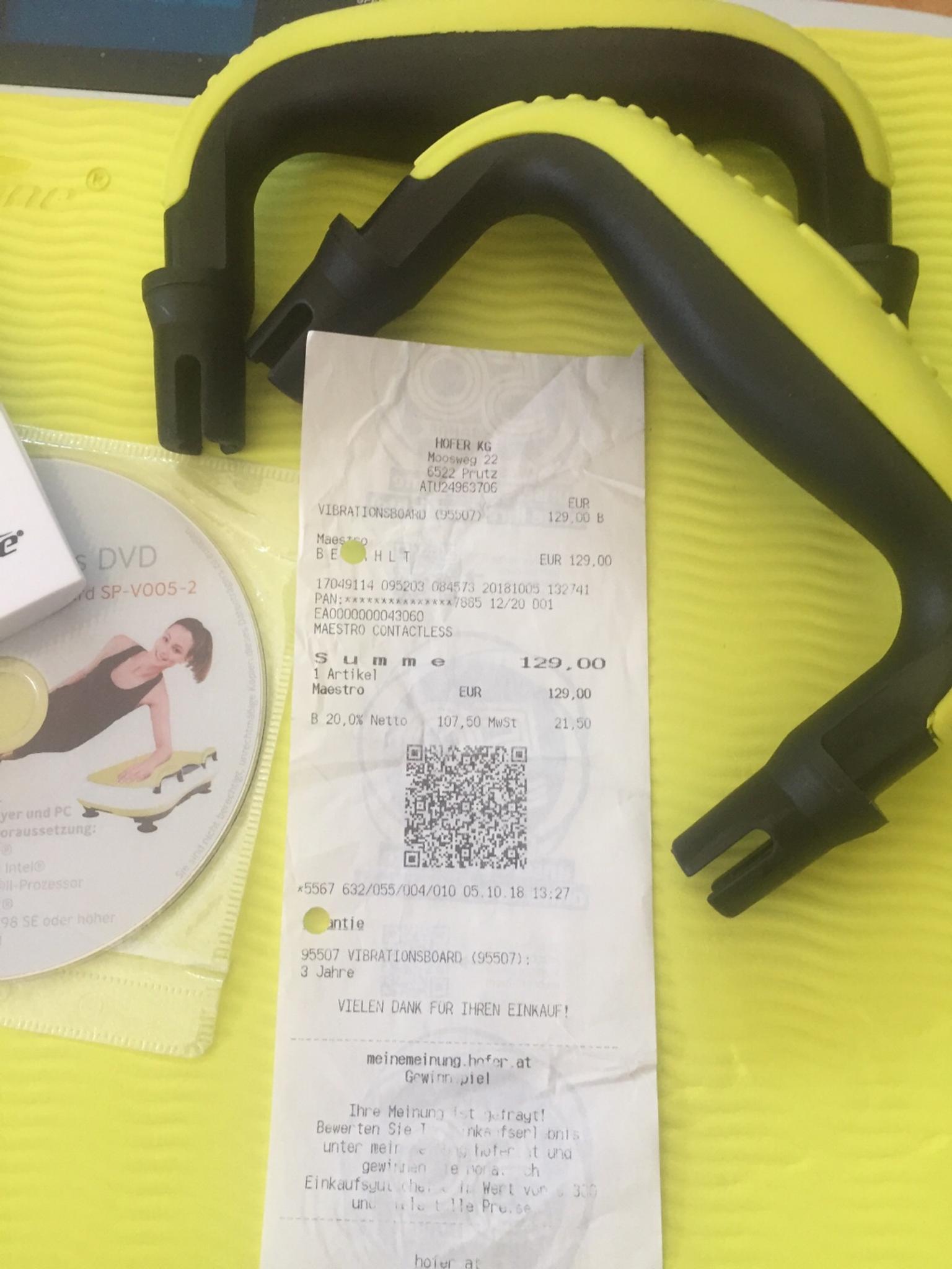 Hofer CRANE Fitness Vibrationsboard in 6531 Ried im Oberinntal für € 50