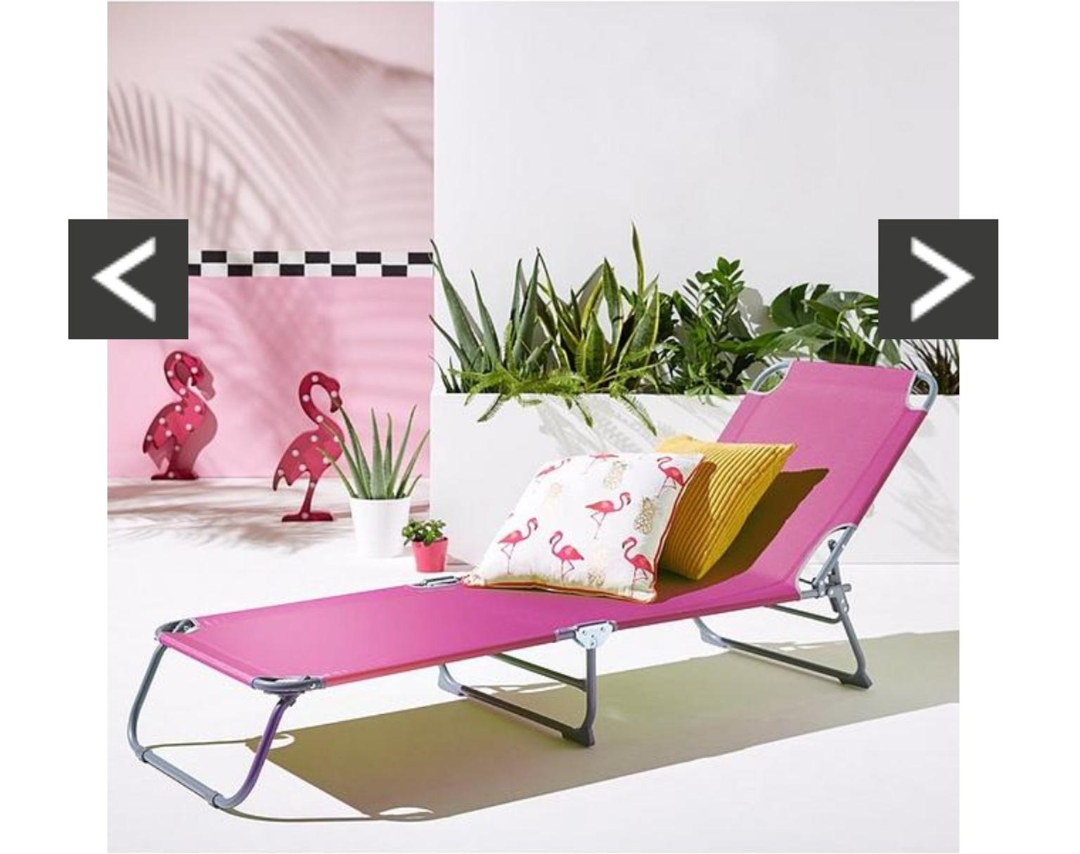 Brighton Sun Lounger Pink in Portadown for £15.00 for sale Shpock