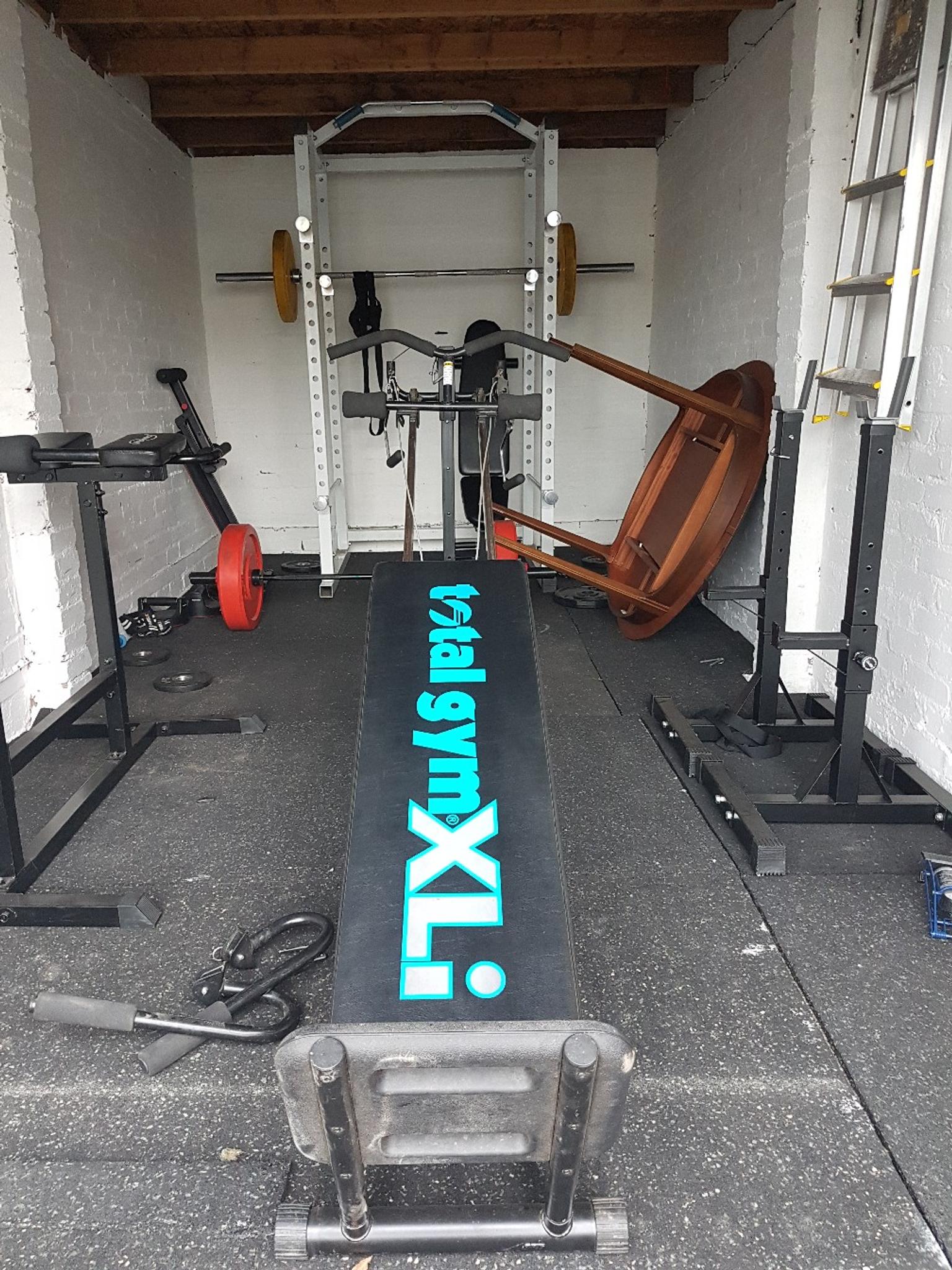 total gym xli plus two squat bar stands in WA7 Brook for £