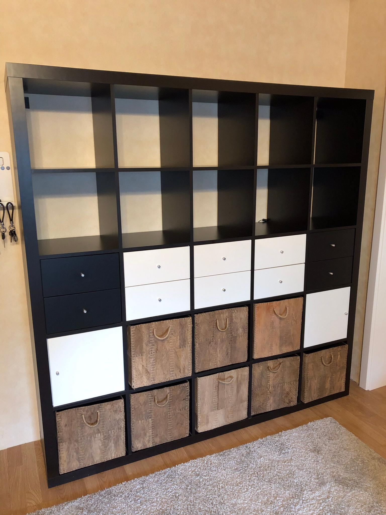 Ikea Expedit Kallax Regal 5x5 schwarz in 51107 Köln für 169,00 € zum