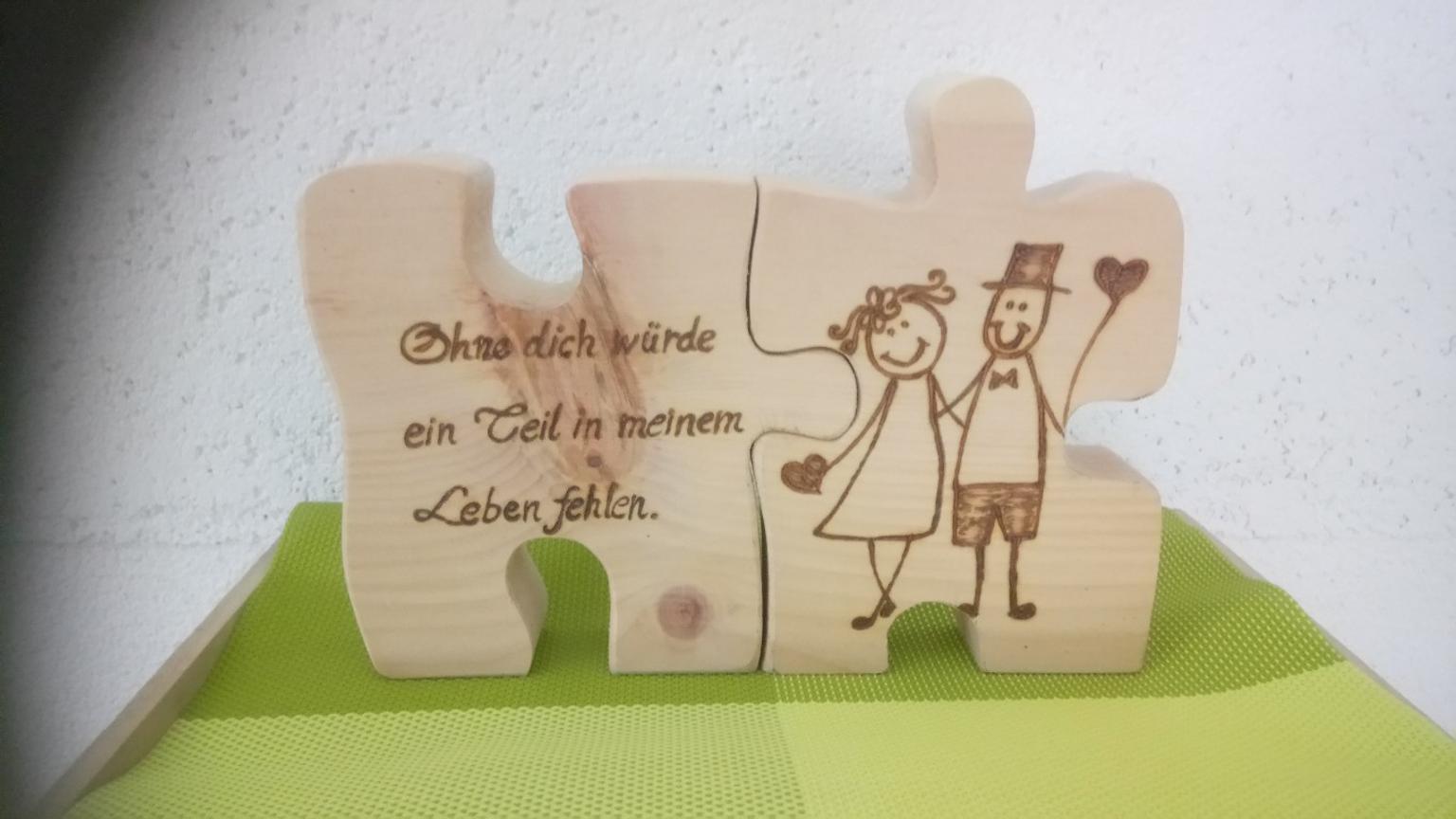 Hochzeit Puzzle Spruch