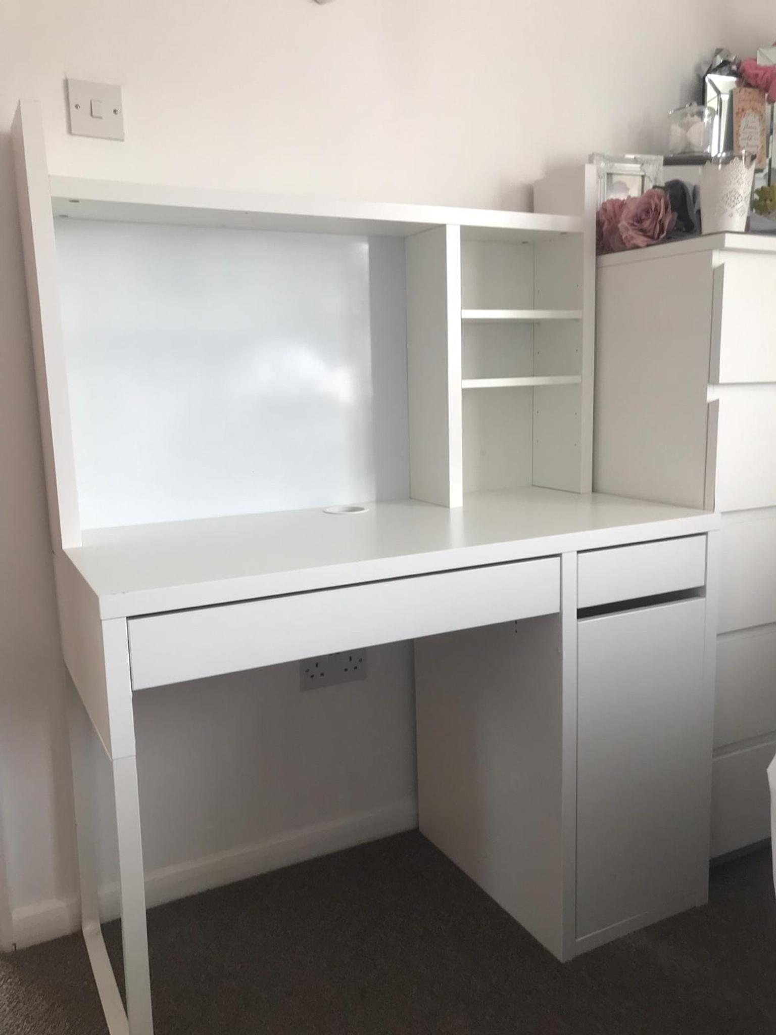 Ikea Micke 140 Ikea micke desk and add on unit. White in Strood for £45.00 for sale