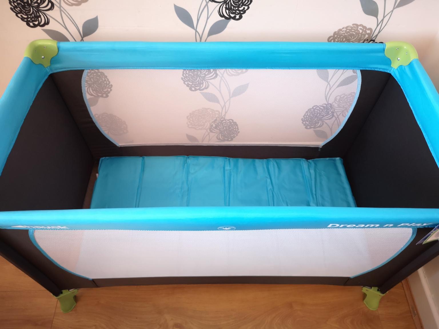 Hauck Dream n Play Travel Cot Water Blue in PR6 Chorley