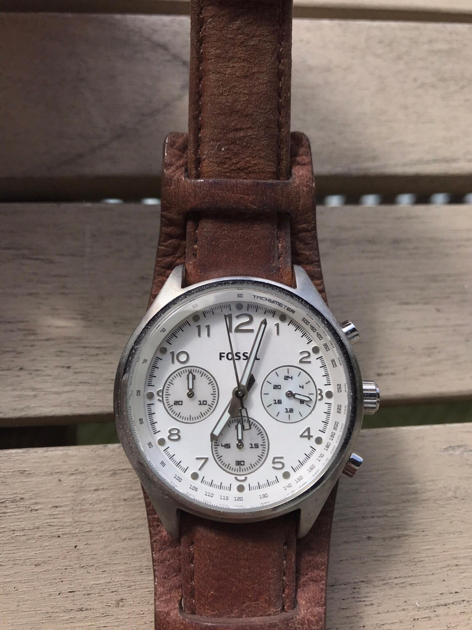 Fossil Damenuhr braun Leder in 76437 Rastatt für 80,00 € zum Verkauf