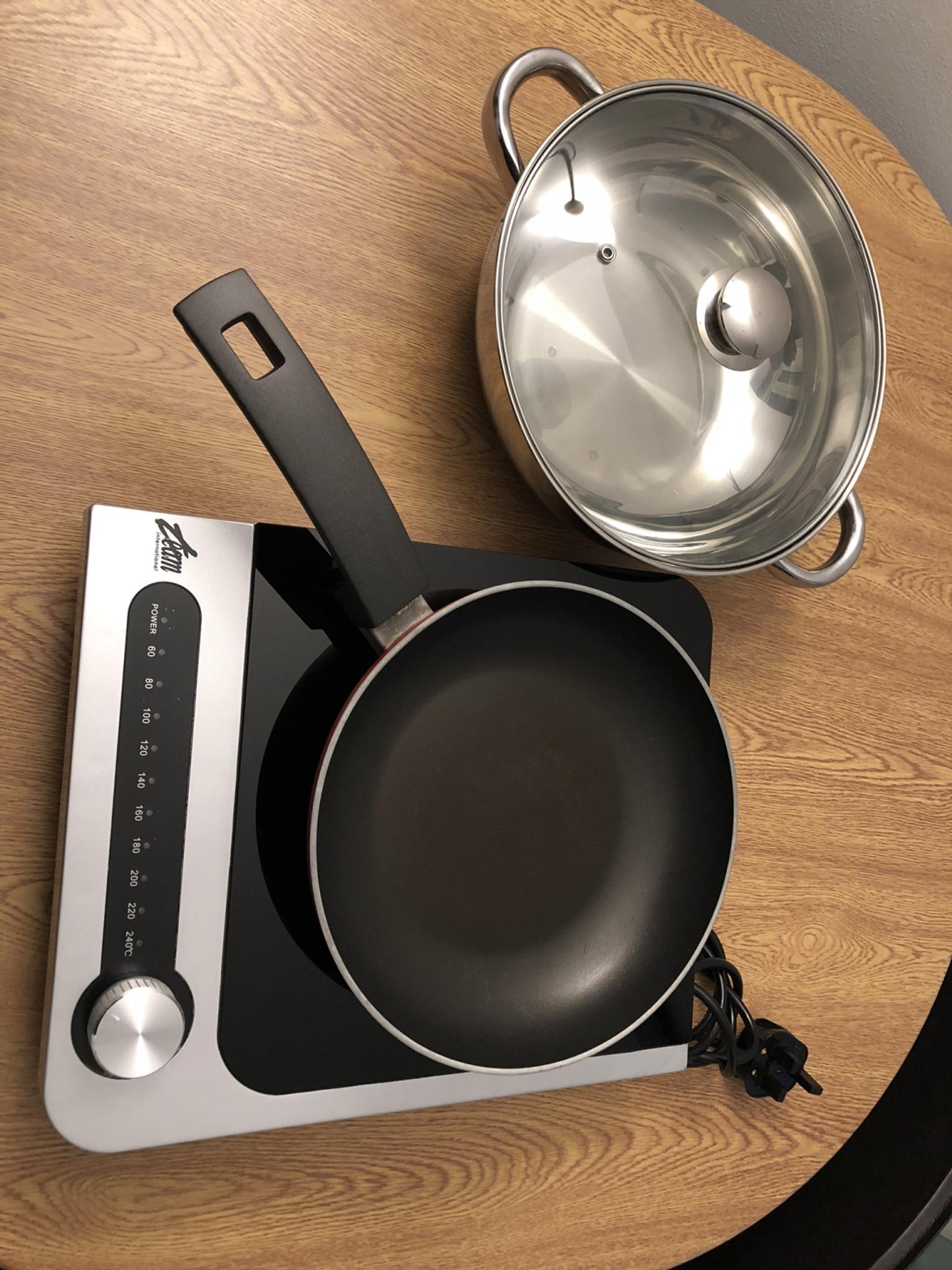 Induction cooker, pot and frying pan in CH47 Wirral for £25.00 for sale