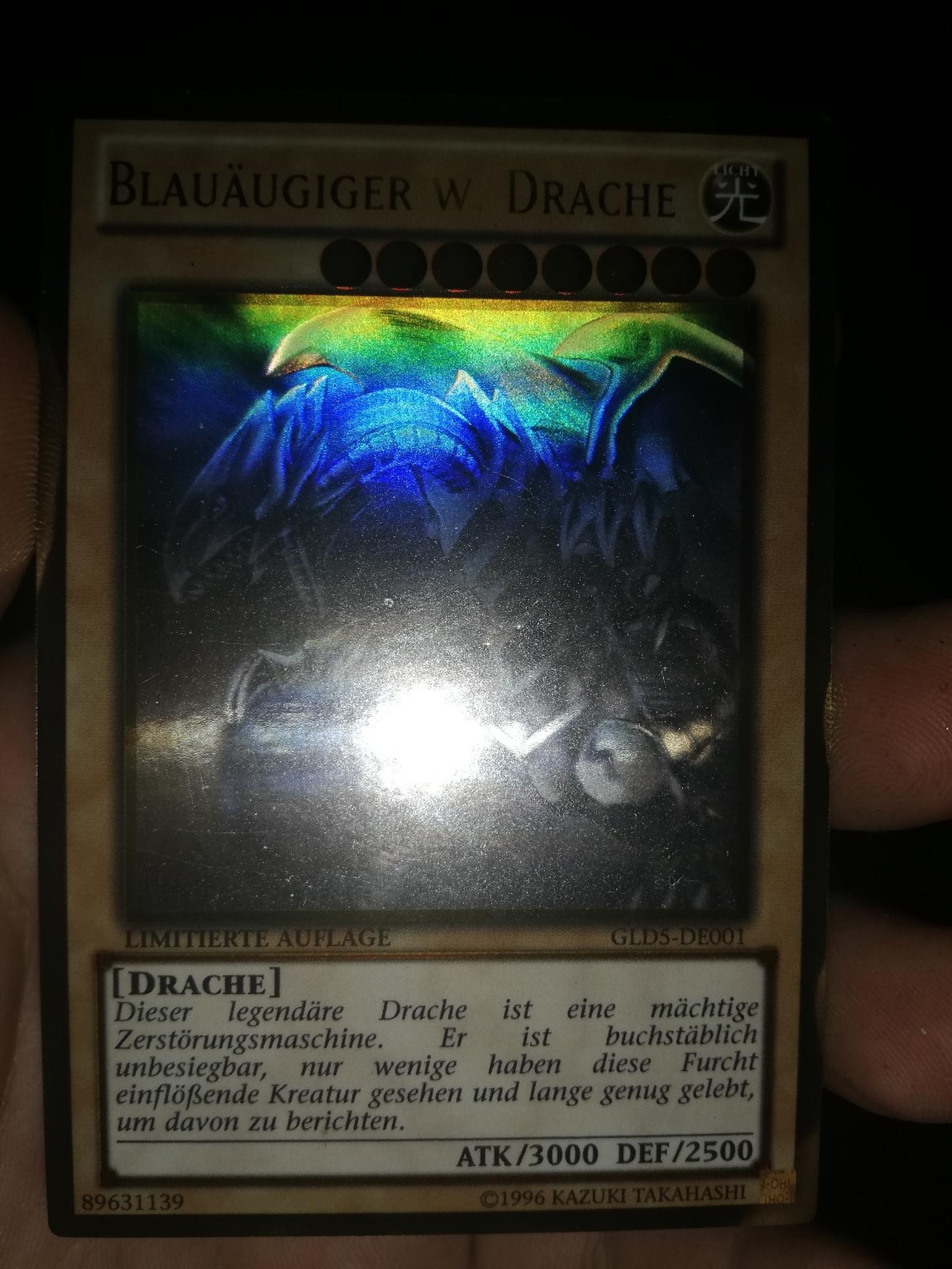 yugioh blauäugiger weißer drache ghost rare in 31789 Hameln für 70,00