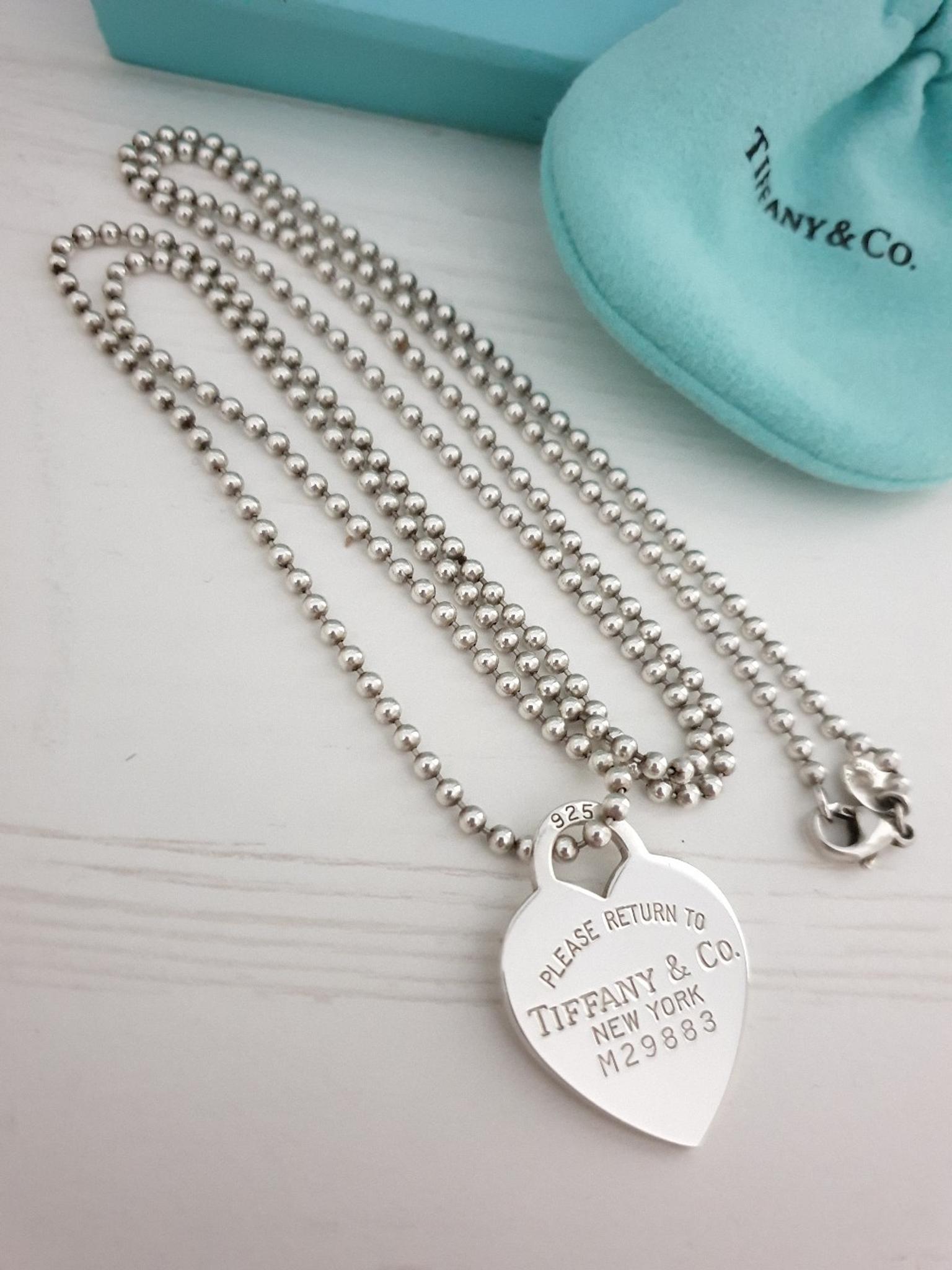 Tiffany & Co. lange Kette mit Herz Anhänger in 28217 Bremen for €220.00