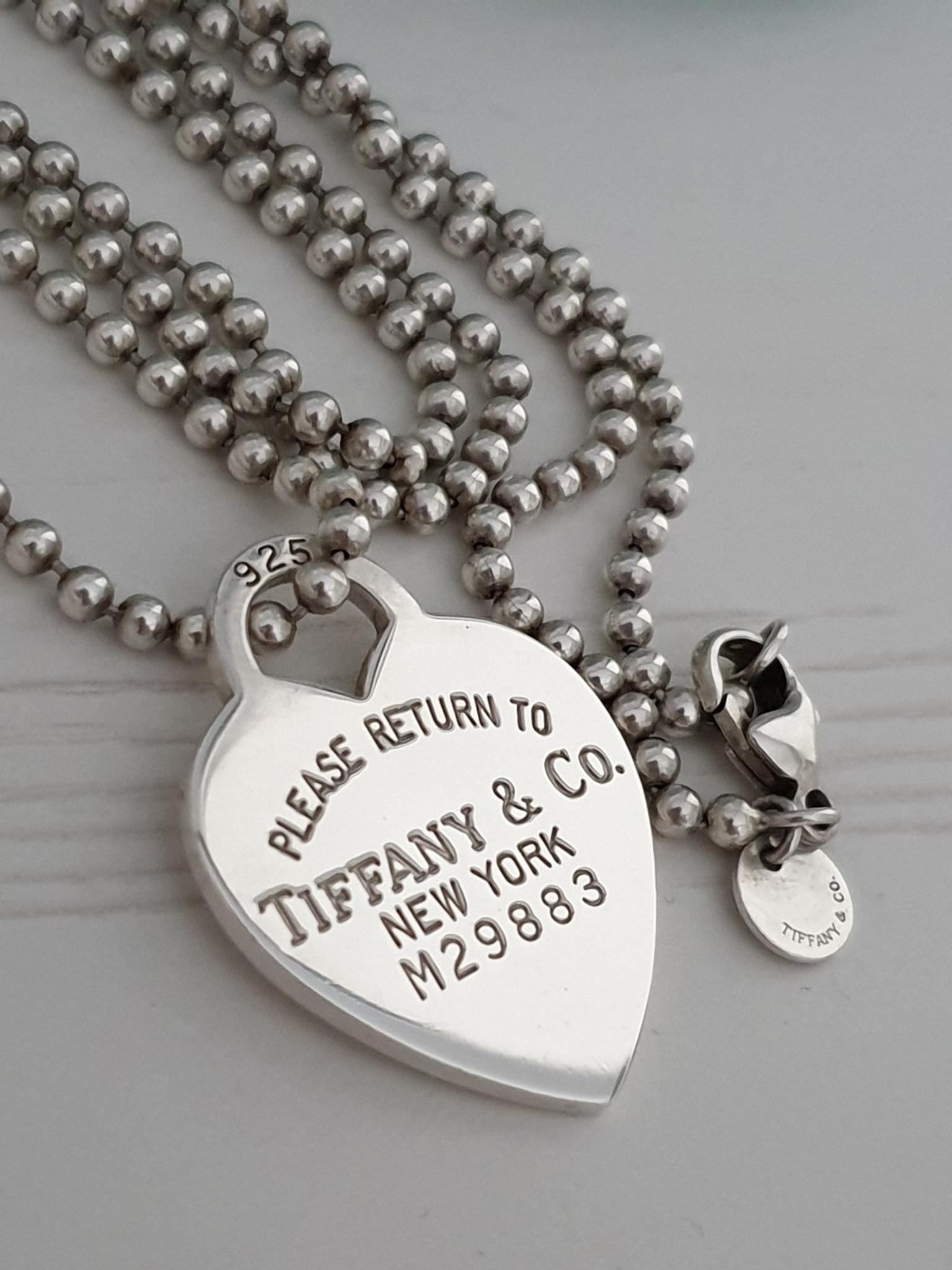 Tiffany & Co. lange Kette mit Herz Anhänger in 28217 Bremen for €220.00