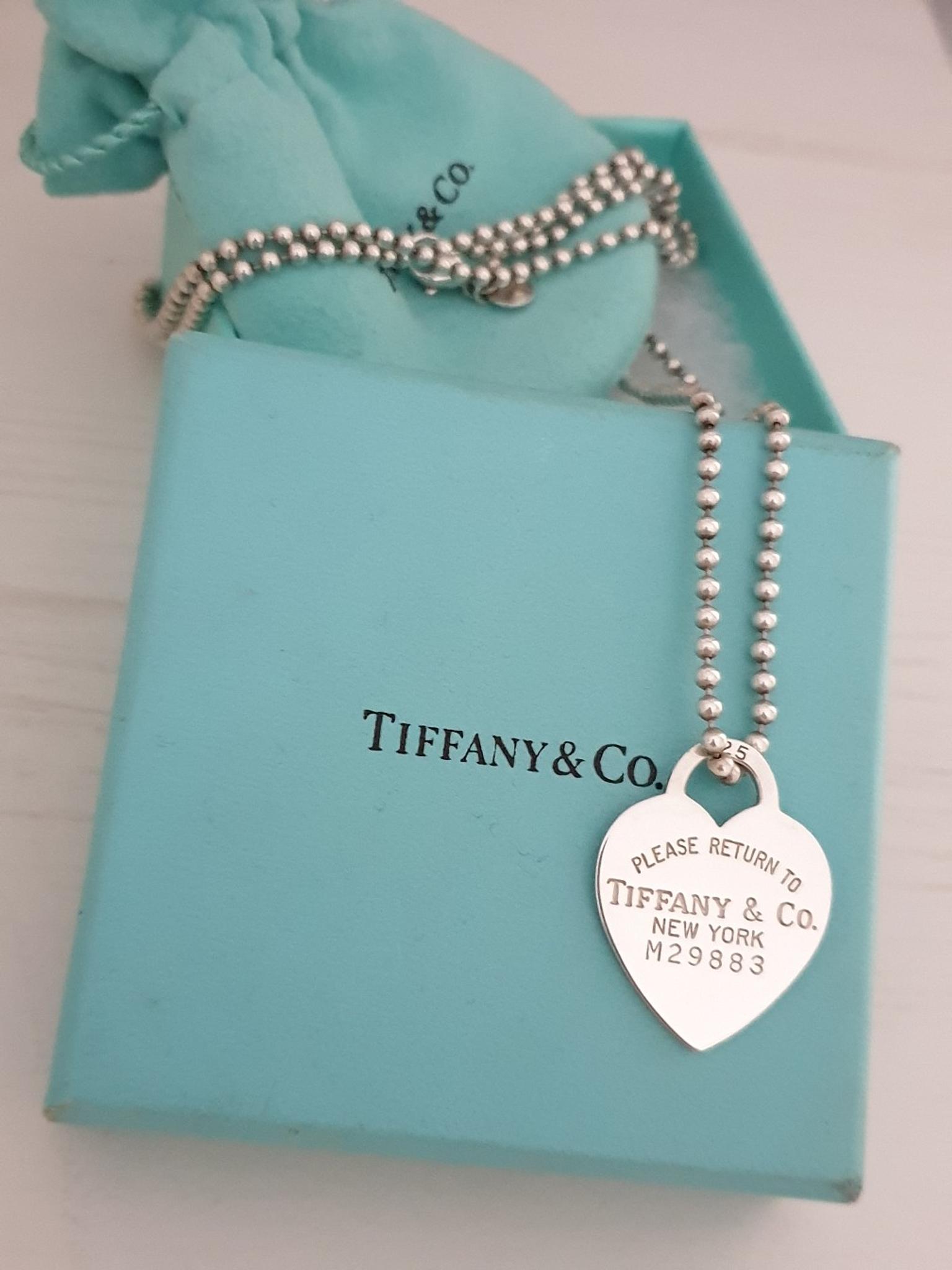 Tiffany & Co. lange Kette mit Herz Anhänger in 28217 Bremen for €220.00