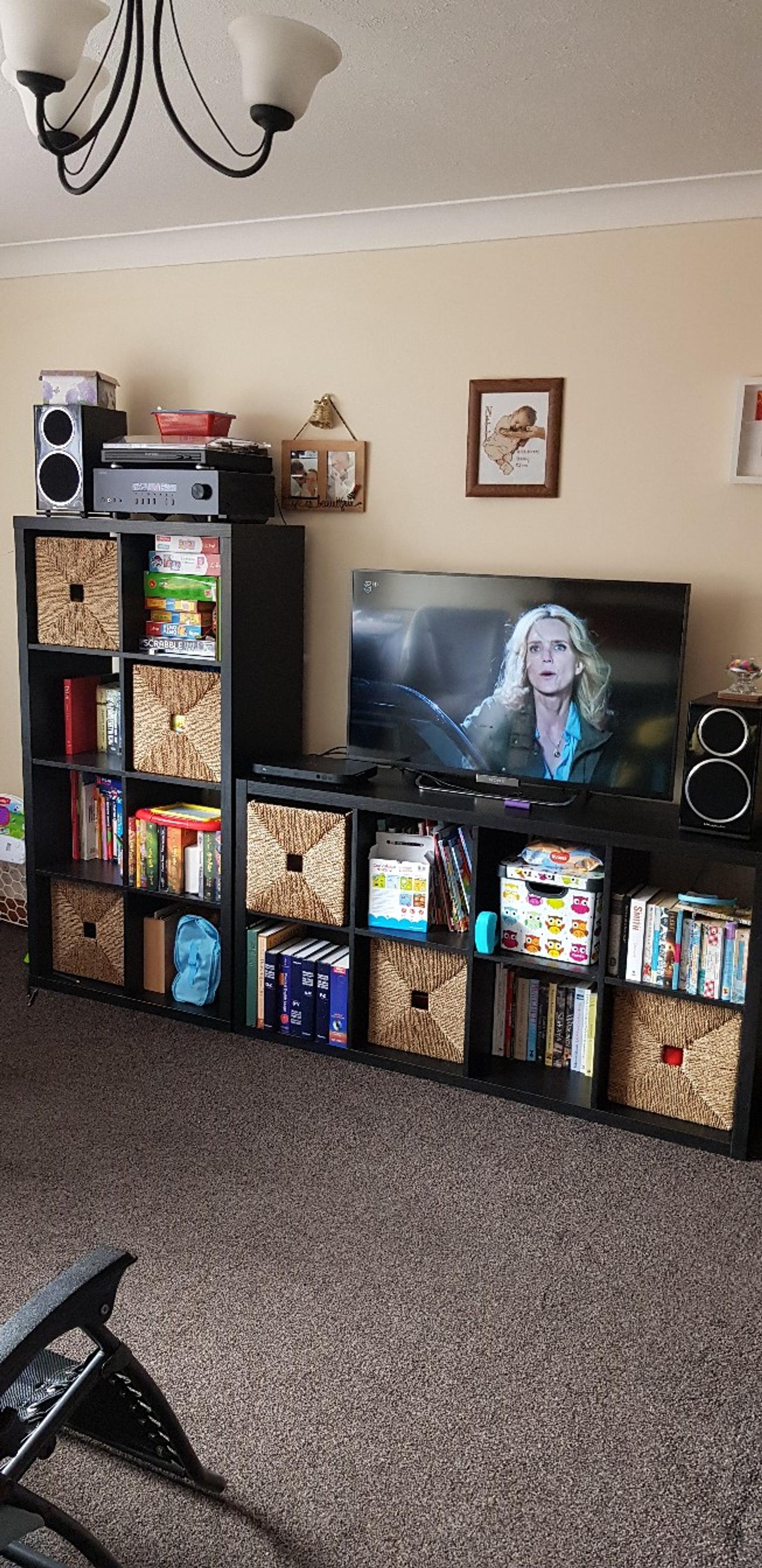 kallax shelves with inserts in LS13 Leeds for £80.00 for