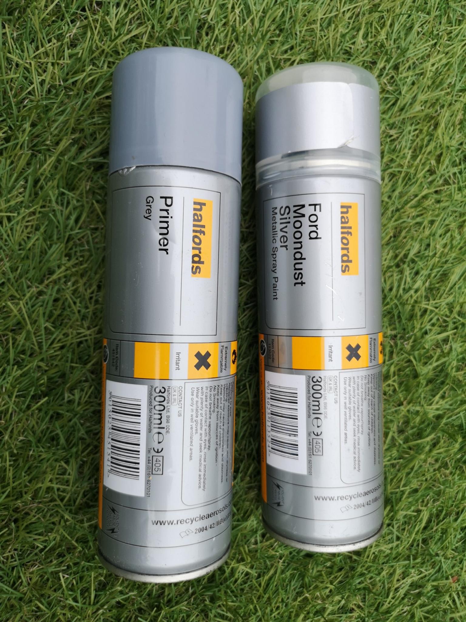 Ford Moondust Silver Spray Paint + Grey Prime in NN4 Northampton for £5