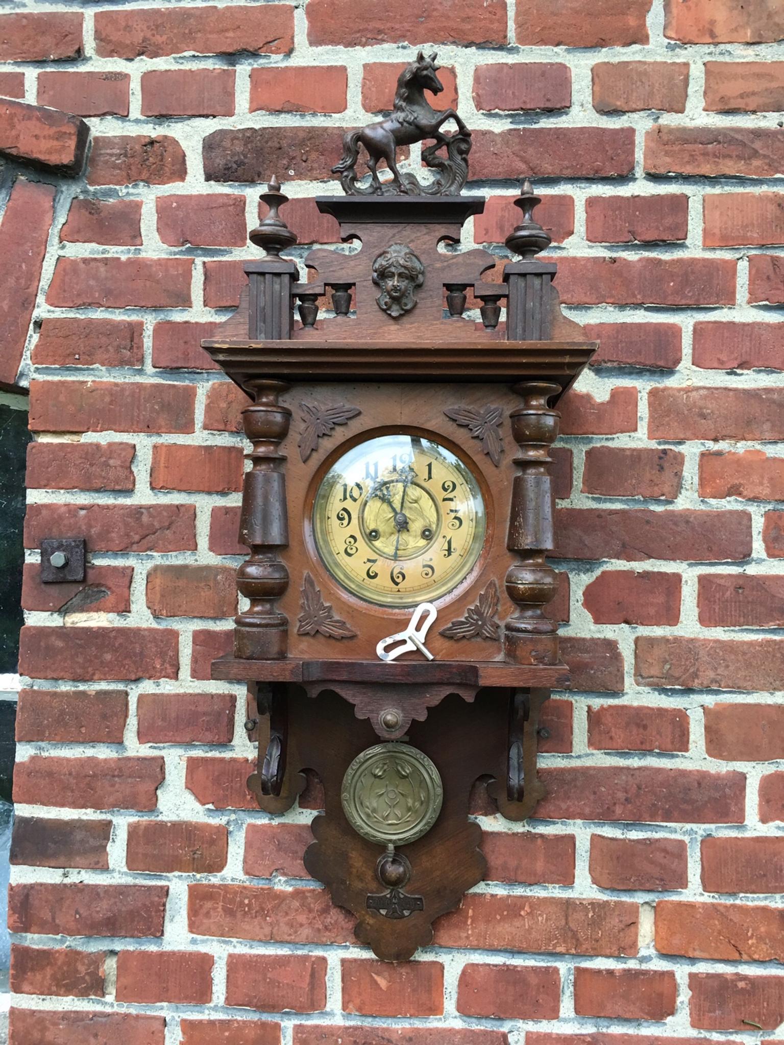 Alter Junghans Regulator Pendeluhr 1900 Antik in 59302 Oelde für 80,00