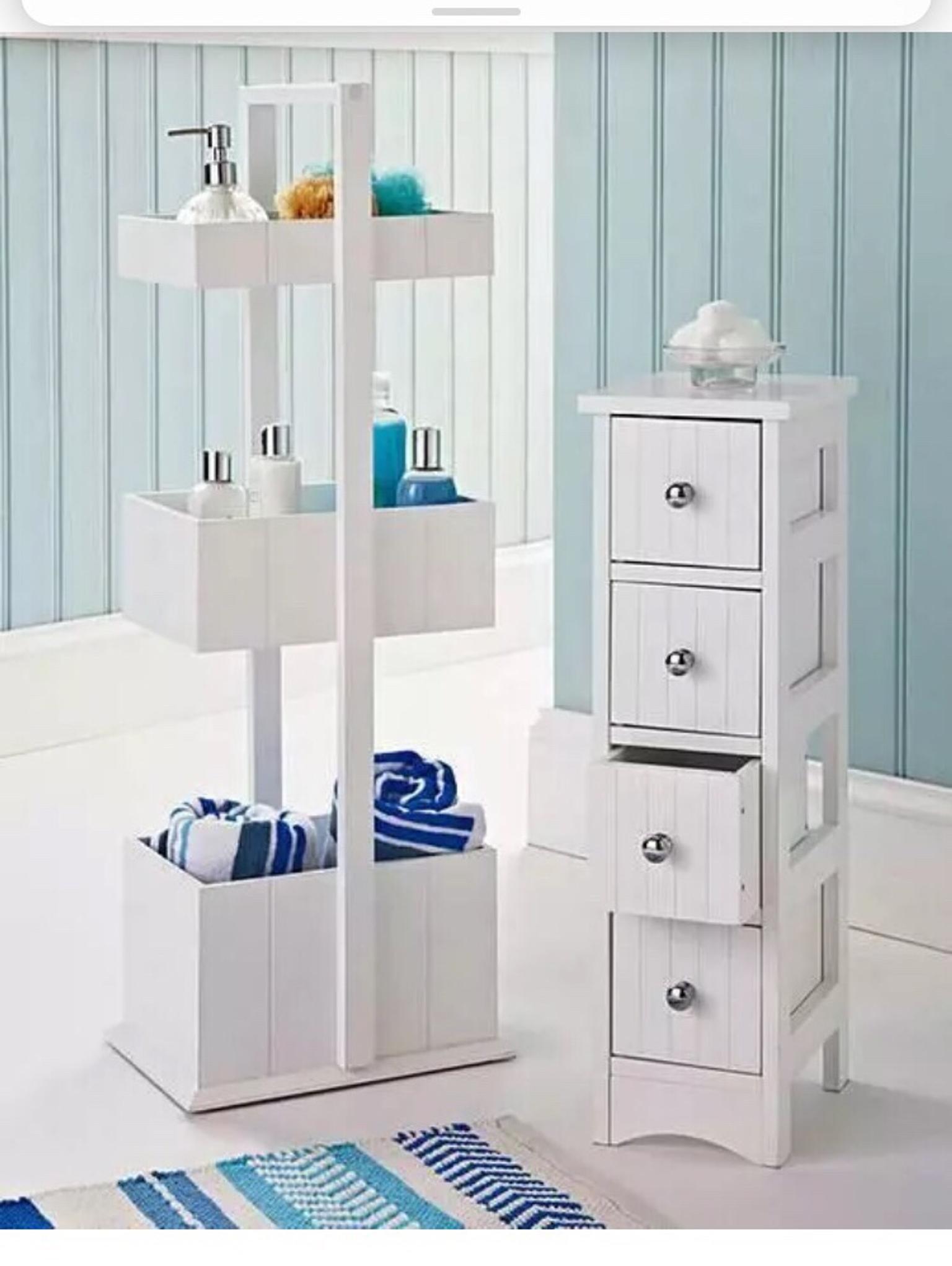 New England 4 Drawer Bathroom Unit Storage in B73 Birmingham for £40.00