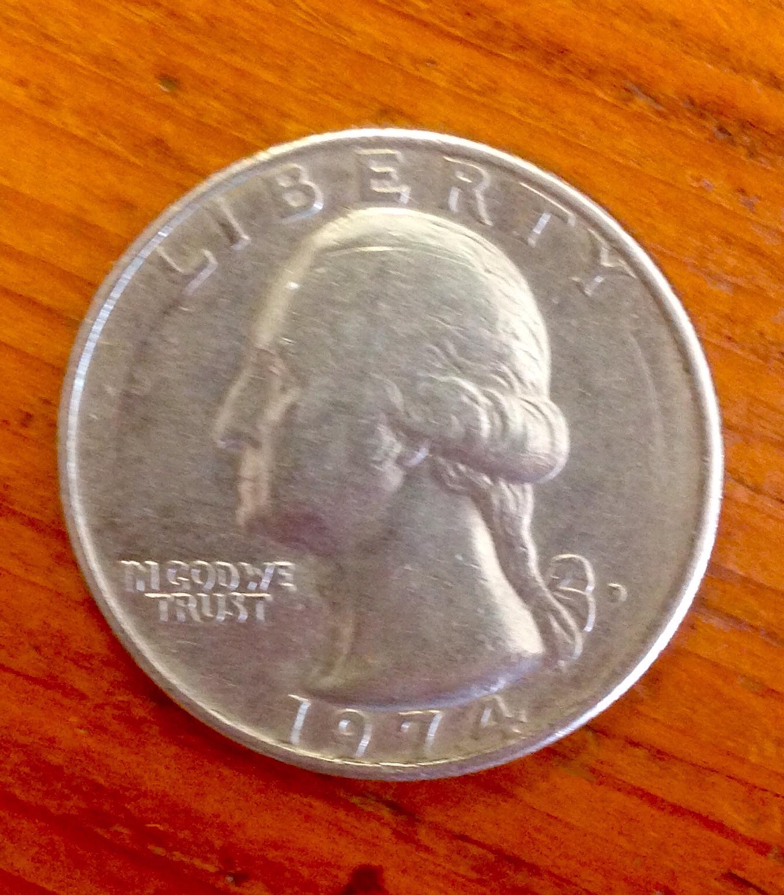 US Washington Quarter Dollar 1974 D in 51149 Köln for €2.00 for sale