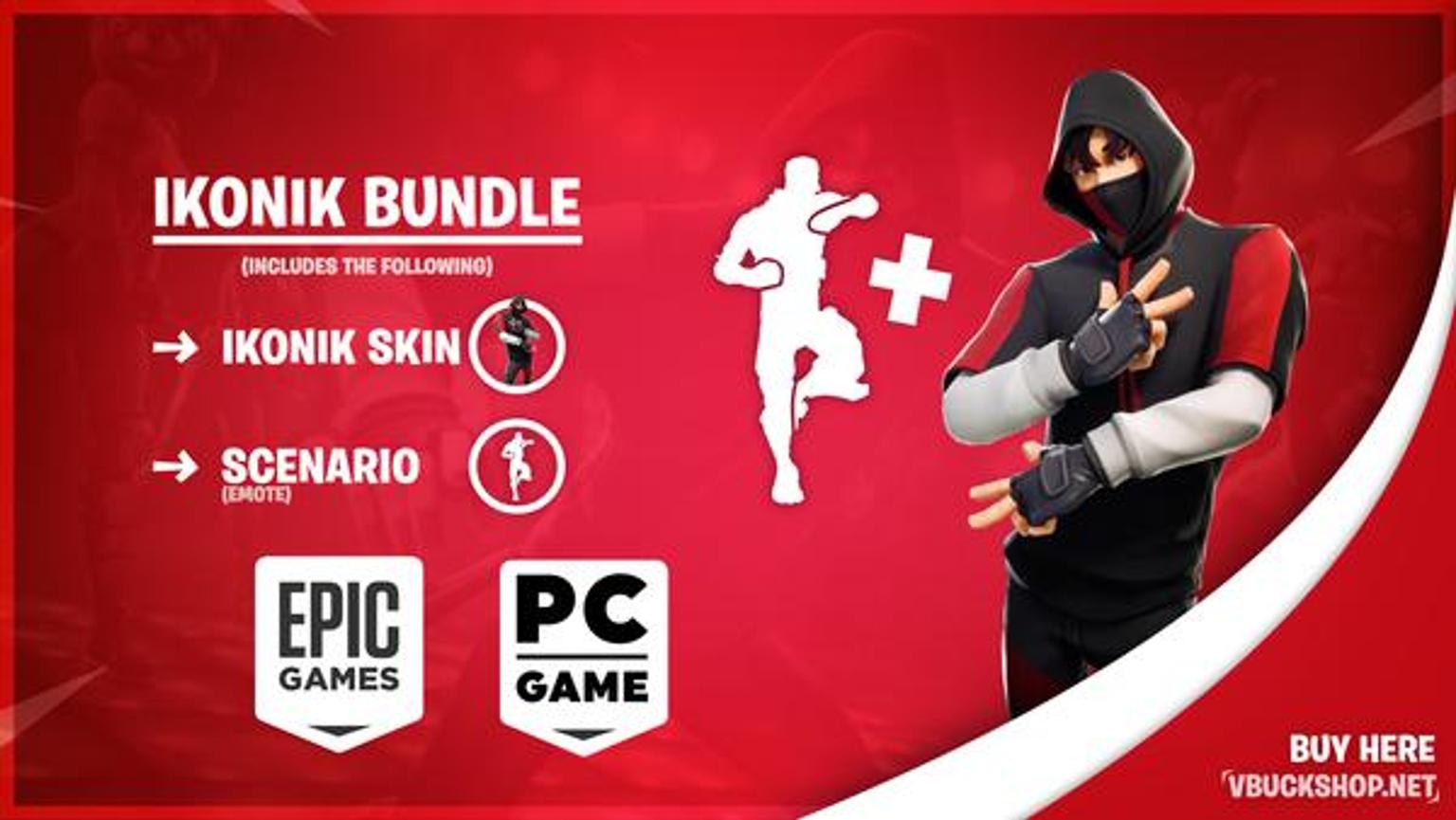 Fortnite Ikonik Skin in 1100 KG Favoriten für € 55,00 zum Verkauf