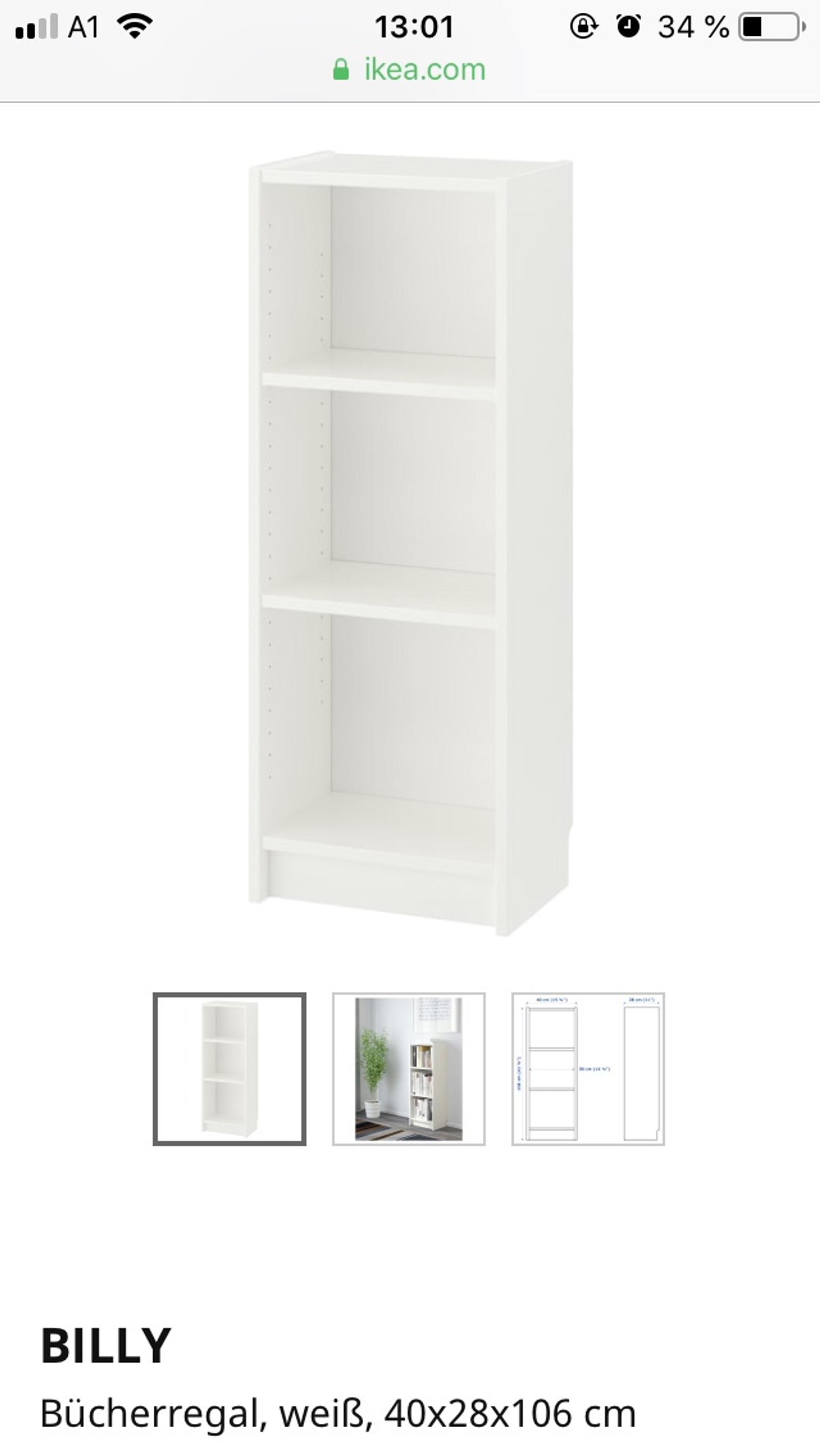 Billy Bücherregal inkl. Aufsatzregal in 6275 Aschau im