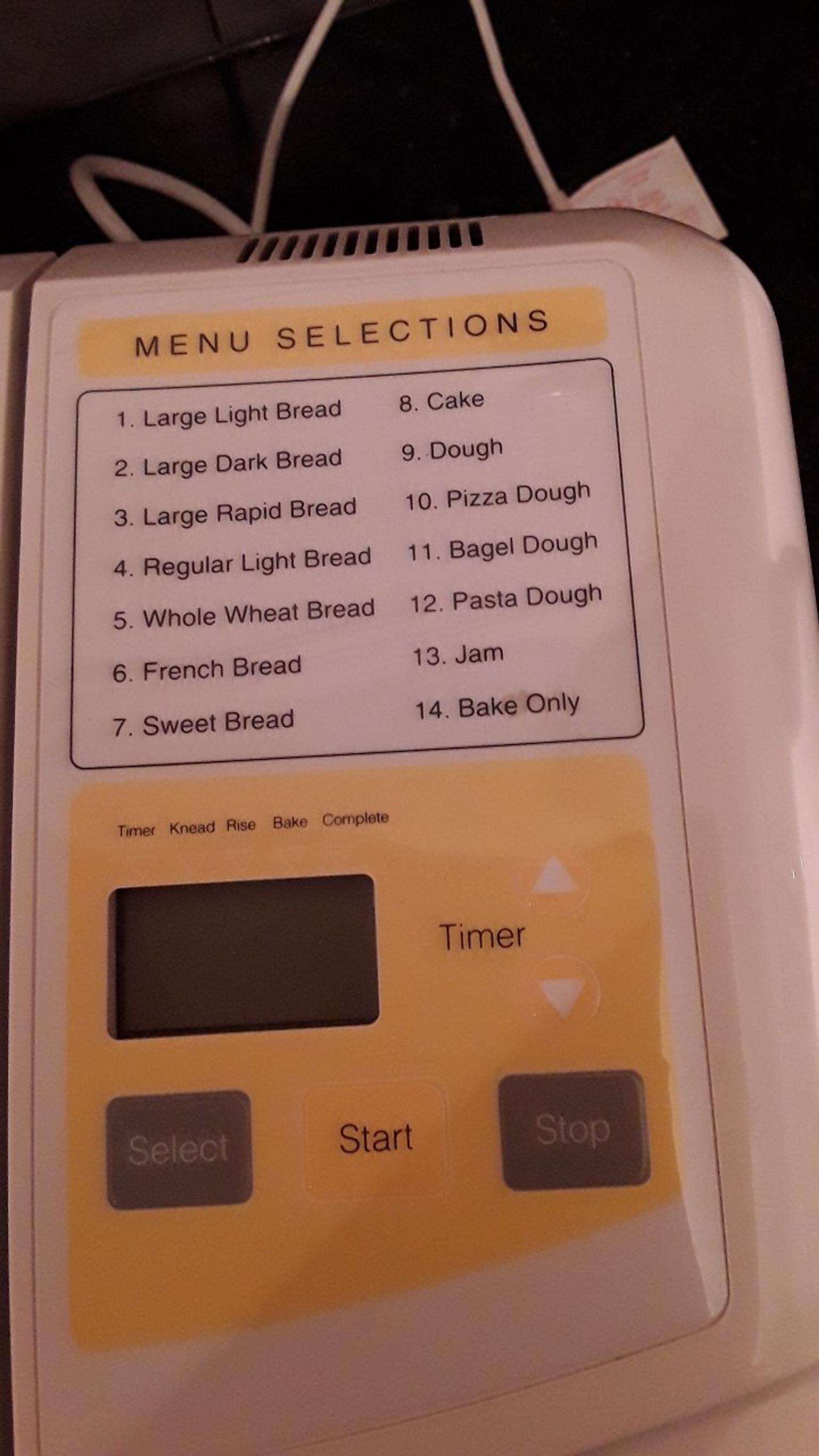 HINARI BREADMAKER in S70 Barnsley for £12.00 for sale Shpock