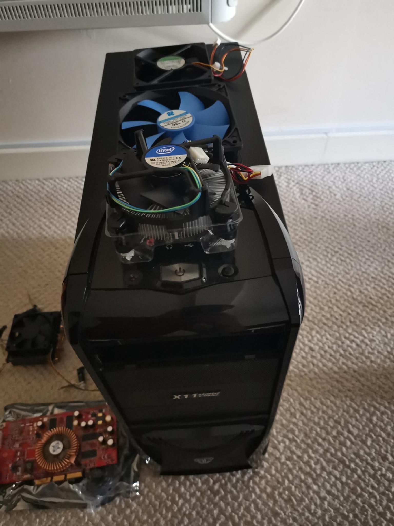 Old PC Components, case, gpu, coolers, fans. in WF1 Wakefield for £25.