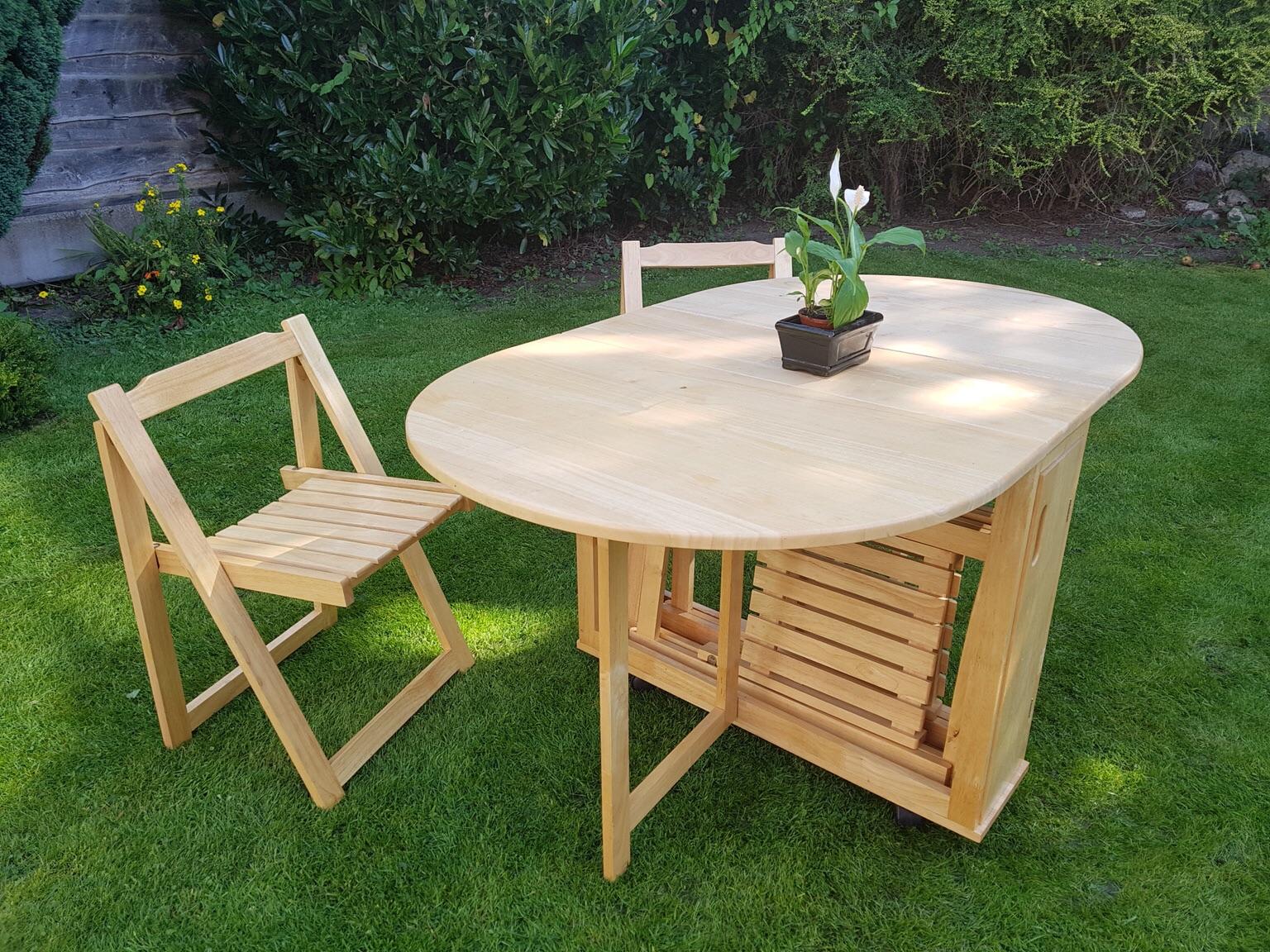 Butterfly folding table and chair John Lewis in M19 Stockport for £99.00 for sale Shpock