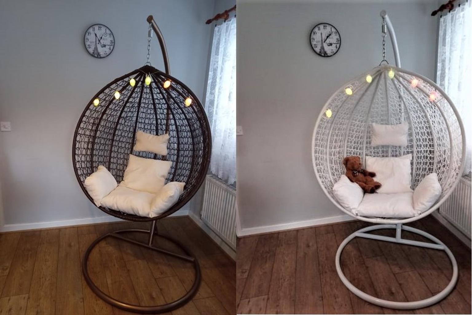 NEW swing egg chair + UK DELIVERY / POSTAGE in B70 Bromwich for £130.00