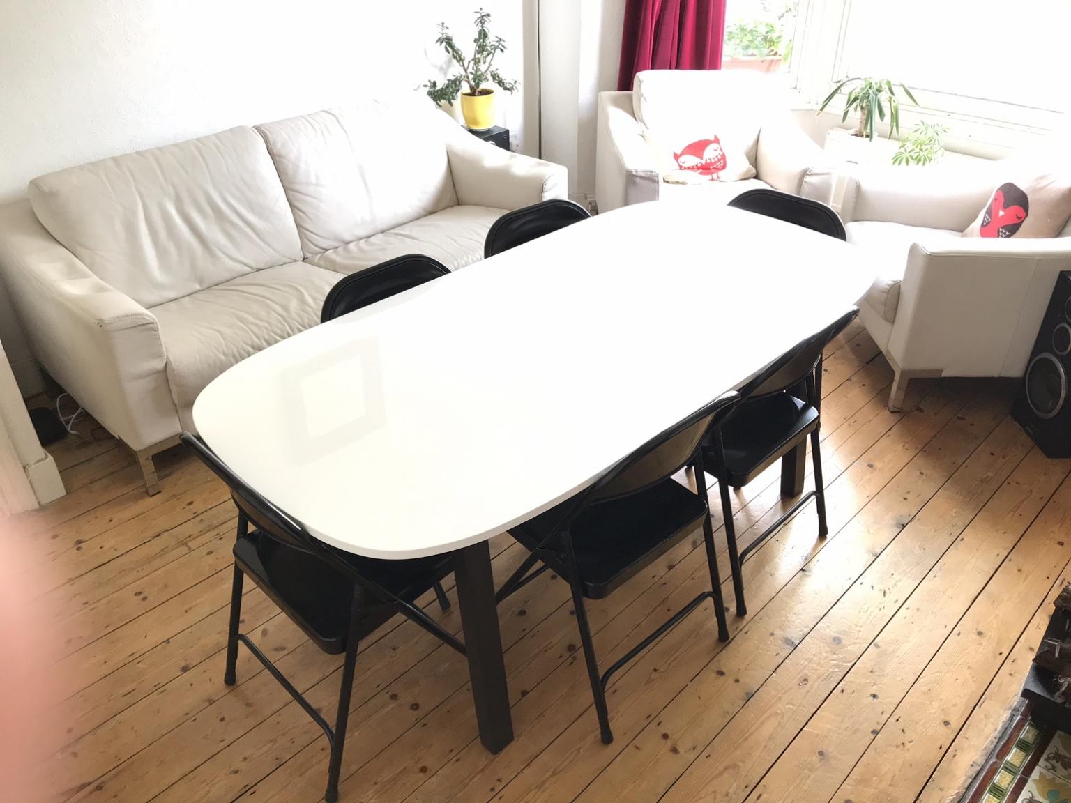 Ikea Oppeby 6 seater dining table 185x90cm in SE4 Lewisham for £40.00