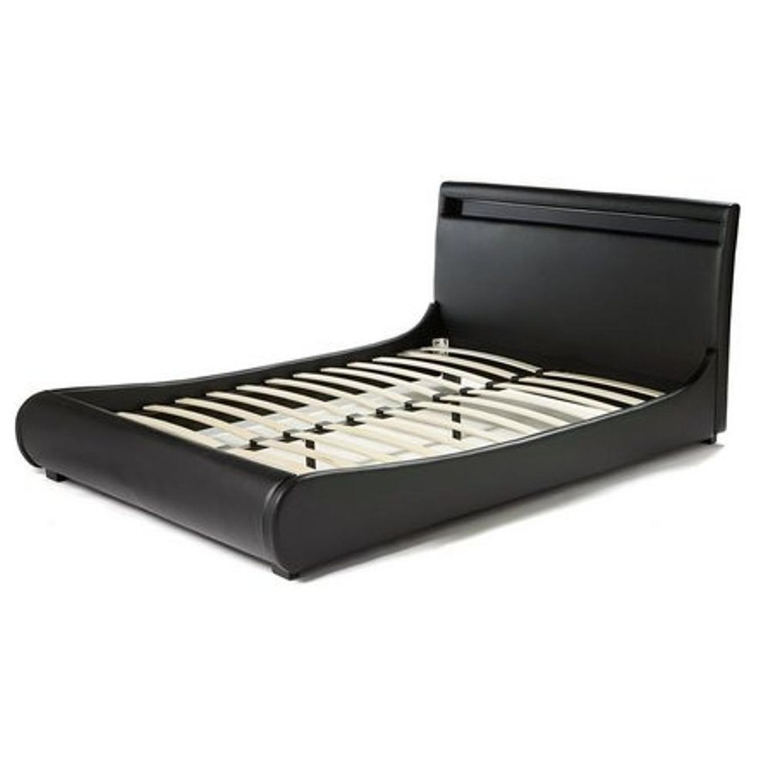 Atlanta Faux Leather King Size 5FT6 Bed LED in M350BN Failsworth for £