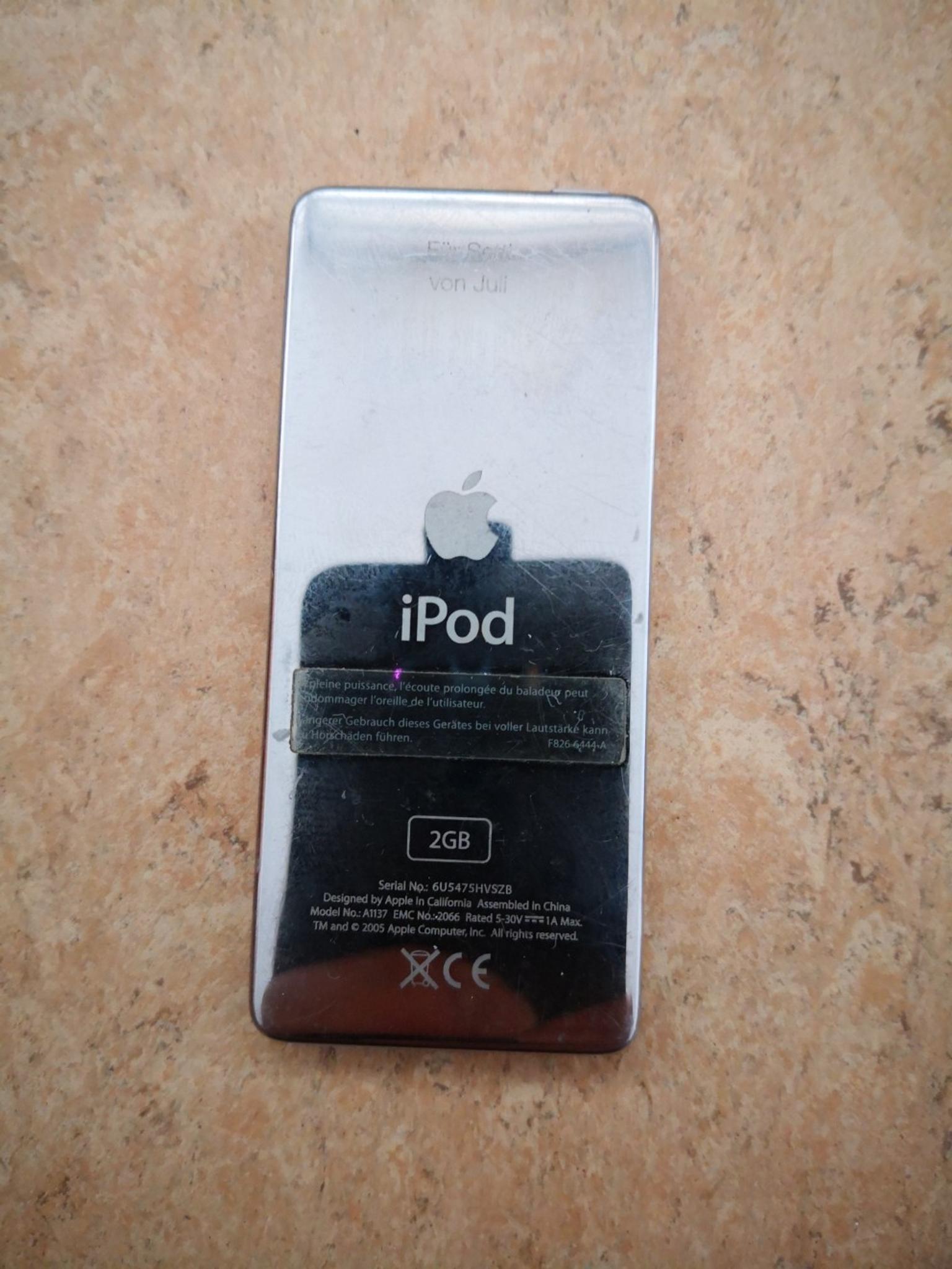 IPad Mp3 Player 2gb in 12353 Buckow for €10.00 for sale Shpock