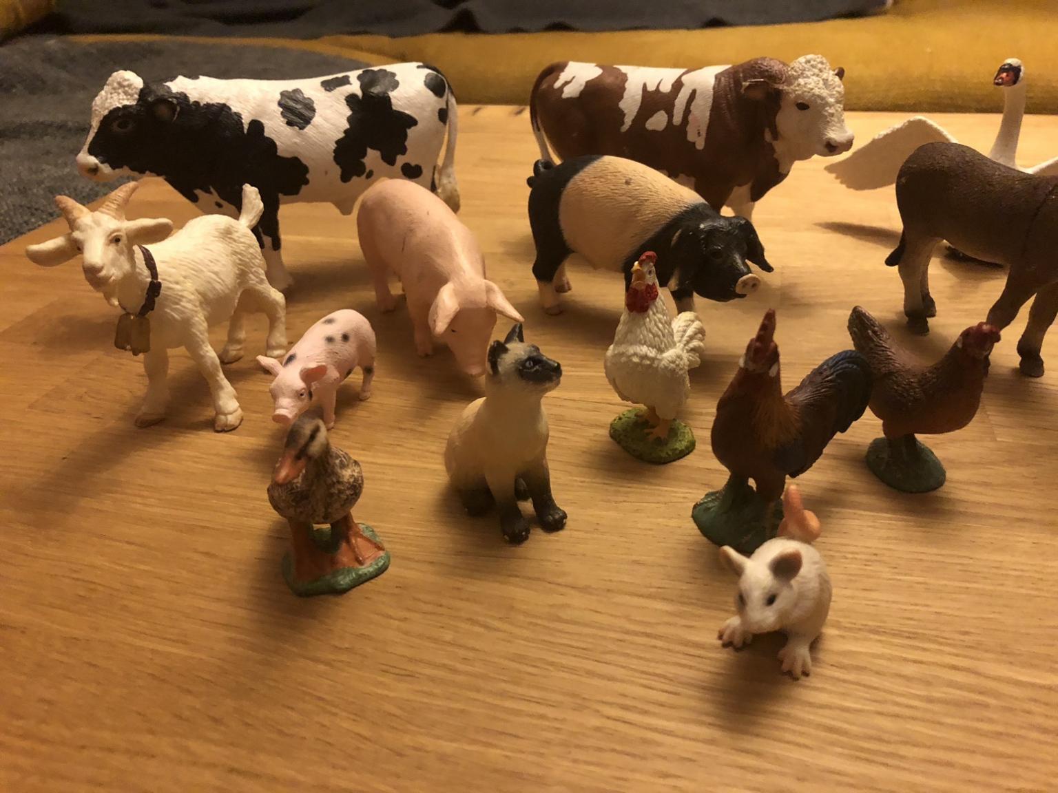 Schleich Tiere Bauernhof 17 Tiere in 71665 Vaihingen an der Enz für 30