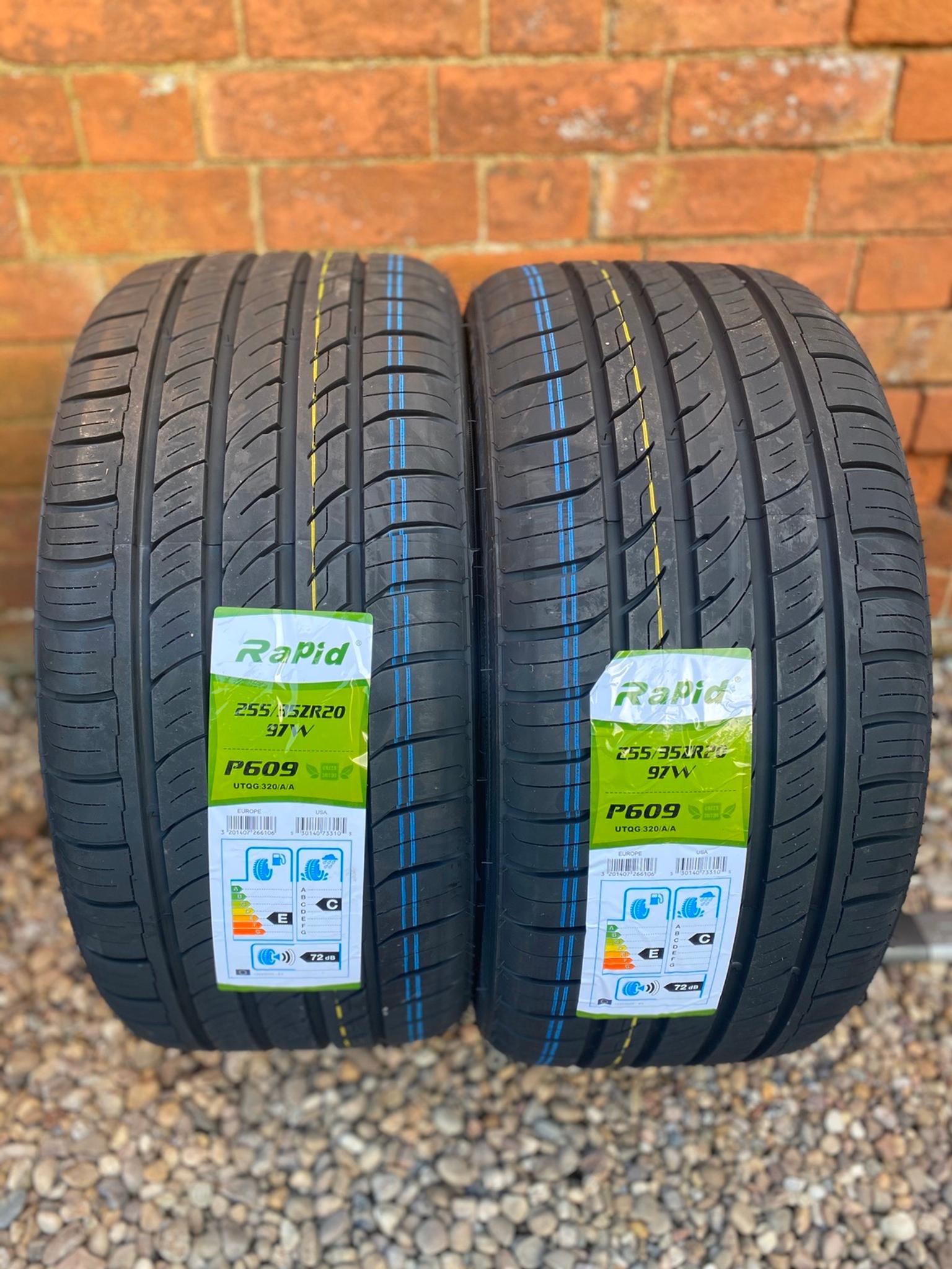 255 35 20 W RATED RAPID TYRES BRAND NEW in Rugby for £55