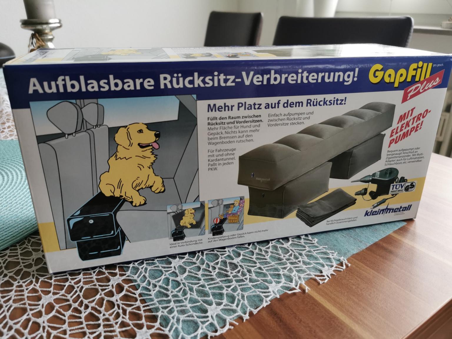 aufblasbare Rücksitzverbreiterung Hund in 67433 Neustadt an der Weinstraße für 45,00 € zum