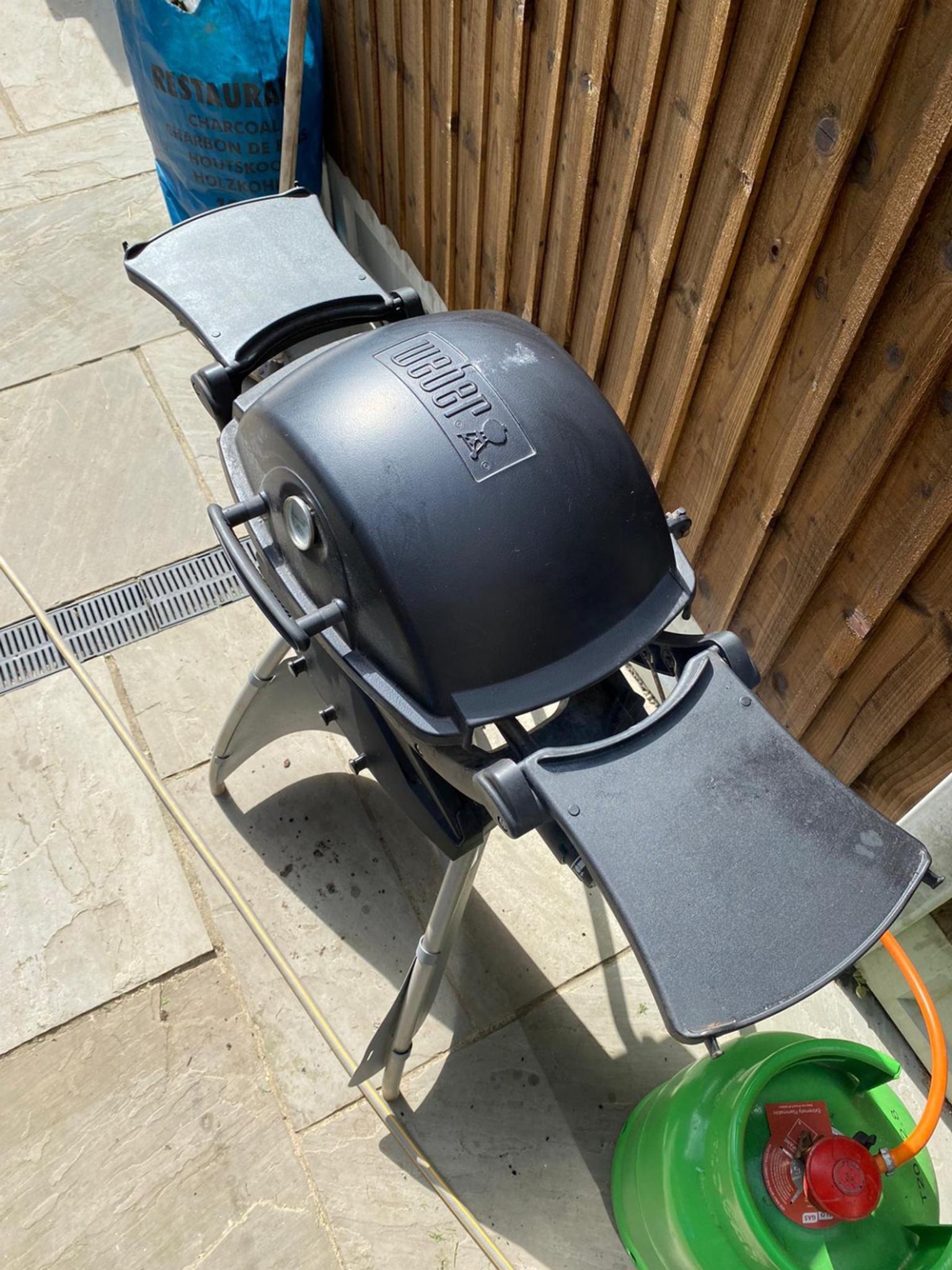 Weber Gas BBQ Q1200 with new gas canister in SE18 London