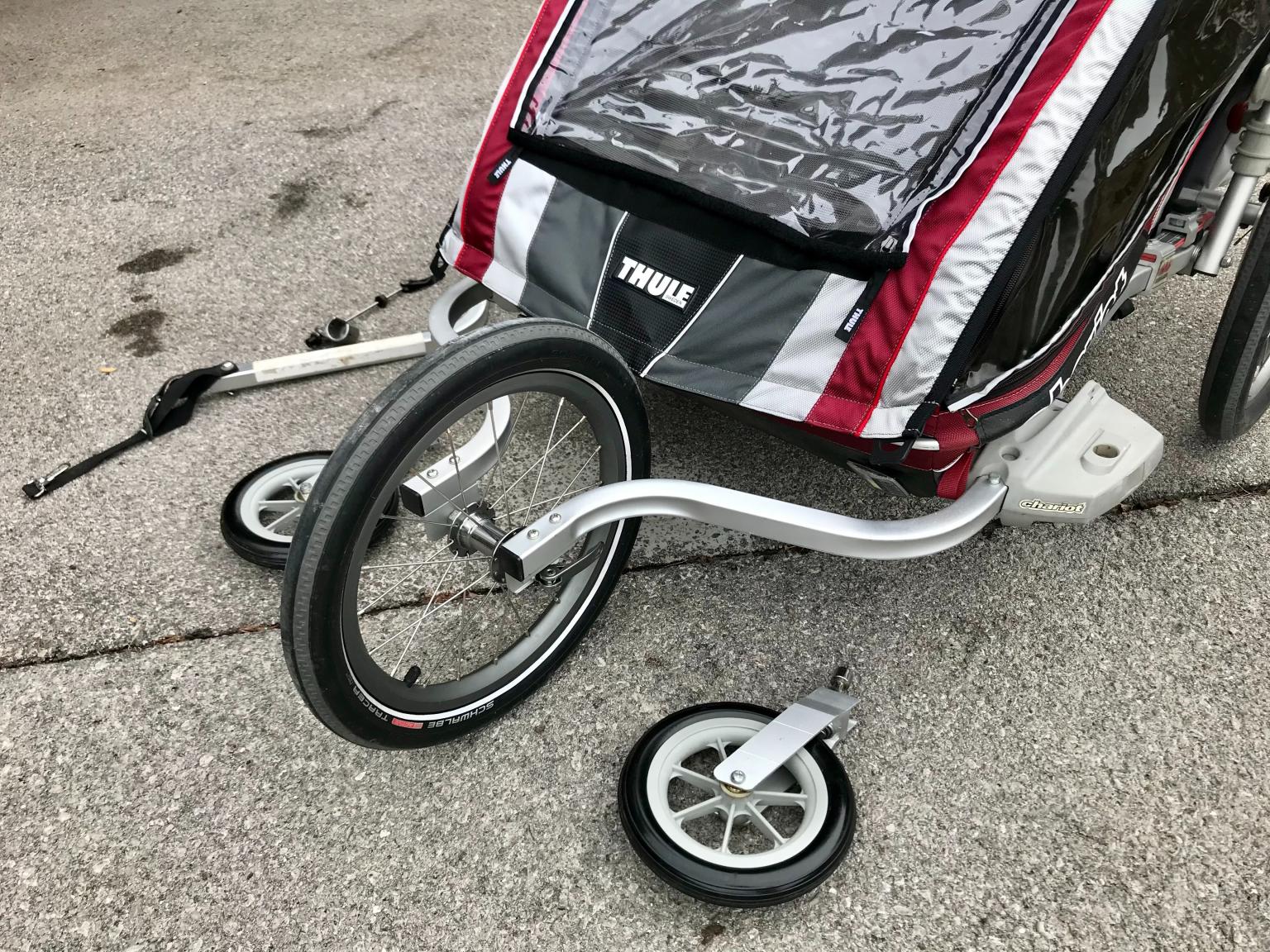 Thule Chariot CX2 gebraucht mit Zubehör in 9963 Gemeinde Sankt Jakob in
