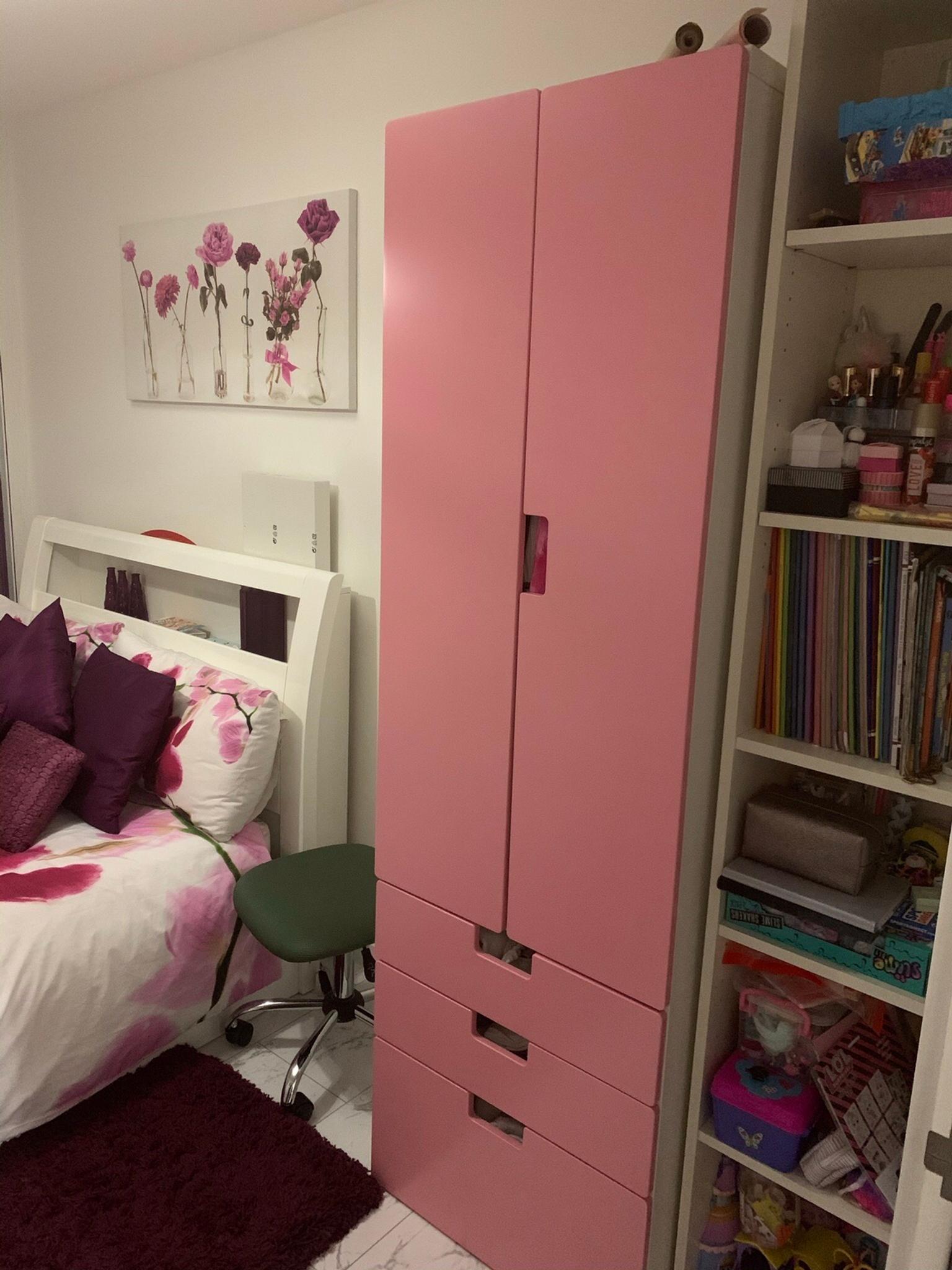 Pink IKEA wardrobe in E2 Hamlets for £130.00 for sale Shpock