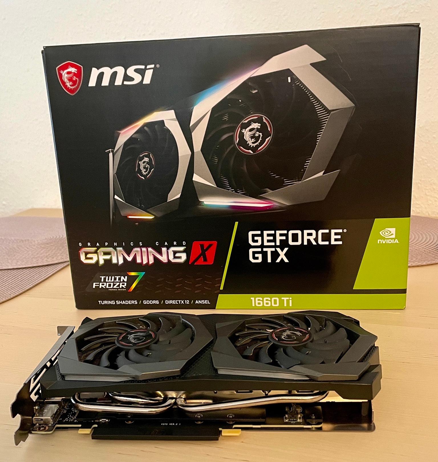 MSI GeForce GTX 1660 Ti GAMING X 6G in 44534 Lünen für 420