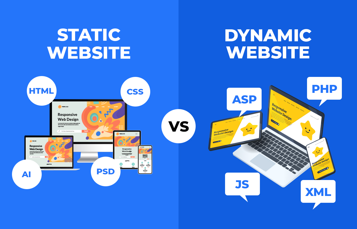 Unveiling the Web Design Dilemma: Static vs. Dynamic Websites – Blog