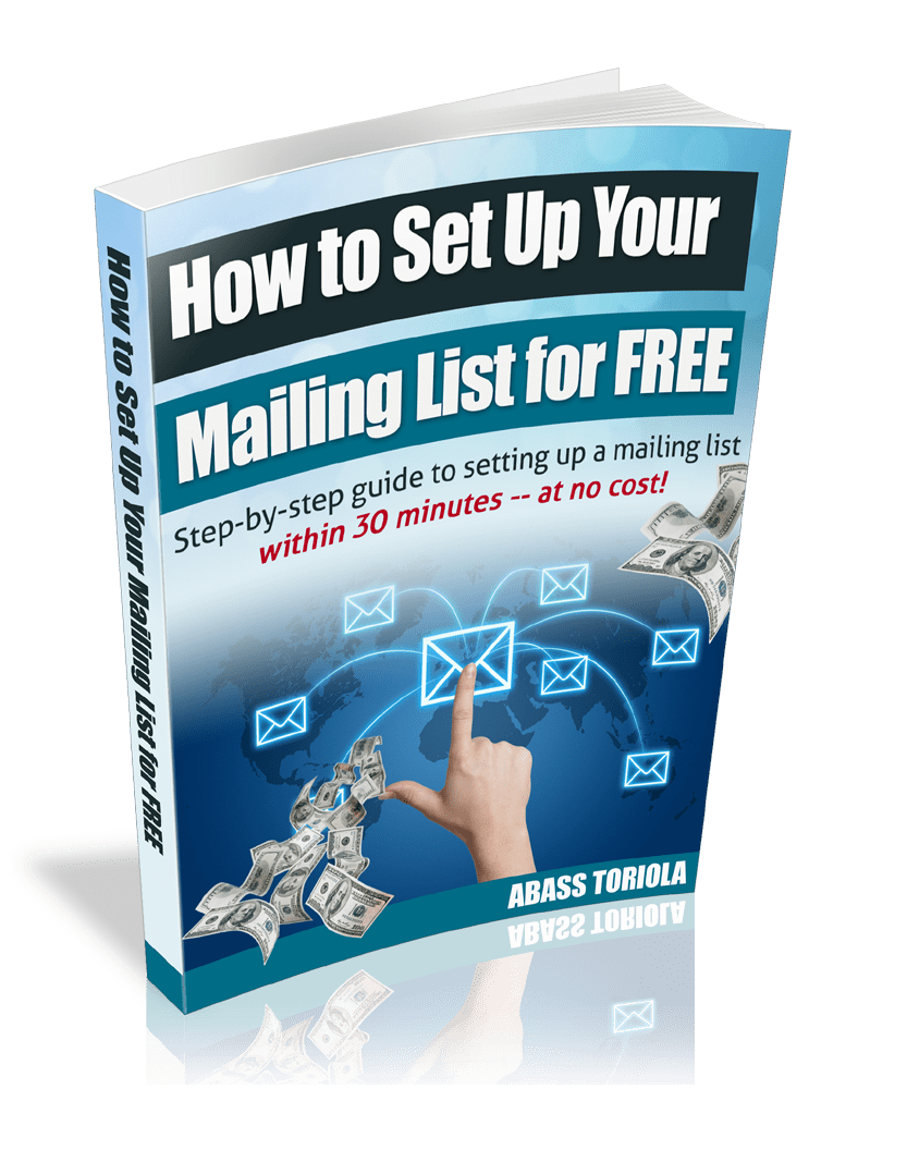 How to Set Up Your Mailing List for Free (Ebook)