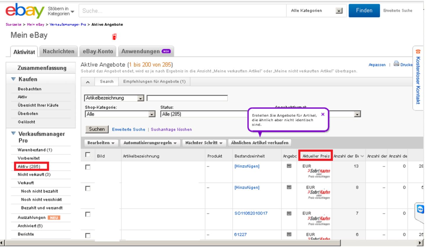 Einstellen von internationalen Versand in eBay Interpret Help Center