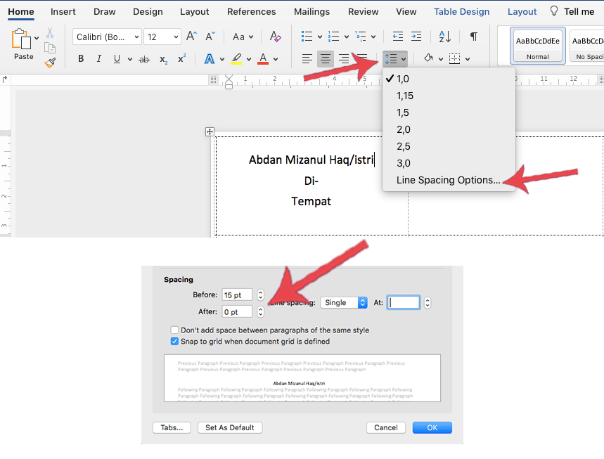 Cara Membuat Label Undangan Ukuran 103 Di Word dan Excel