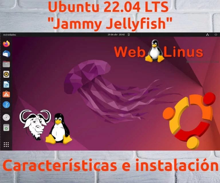 Ubuntu 22.04 LTS "Jammy Jellyfish" weblinus