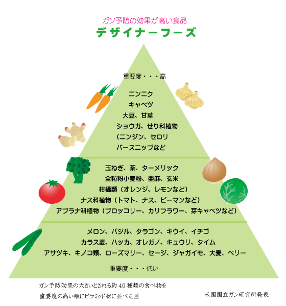 癌 食べ物 ピラミッド Hello Doctor