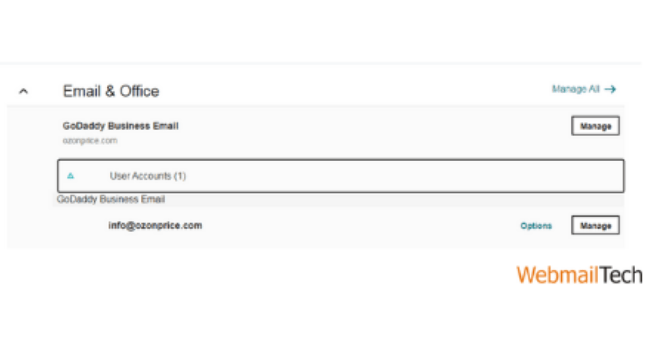 GoDaddy Check the status of my hosting account