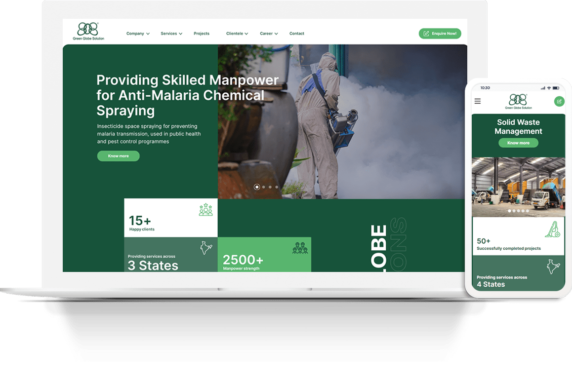 Custom WordPress Development Corporate site Design