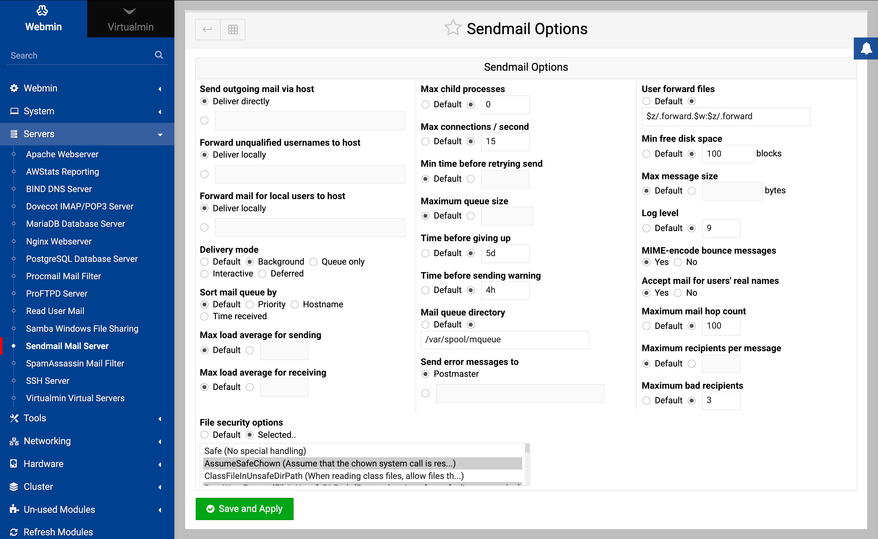 Sendmail Mail Server min