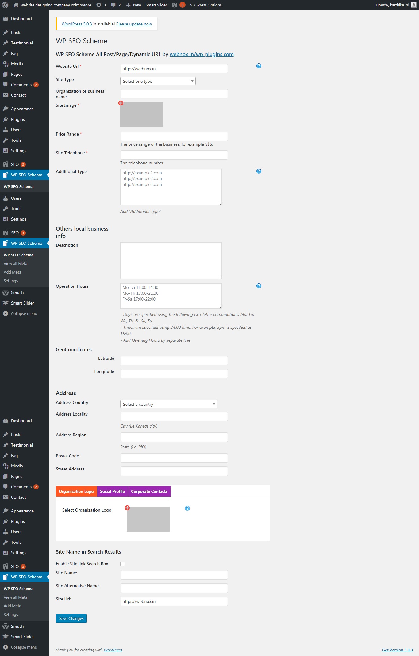 Schema wordpress plugin Web Design Company in Coimbatore,Best Web
