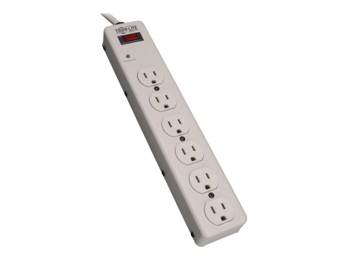 Tripp Lite Surge Protector Strip 120v 6 Outlet Metal 6ft Cord 1340