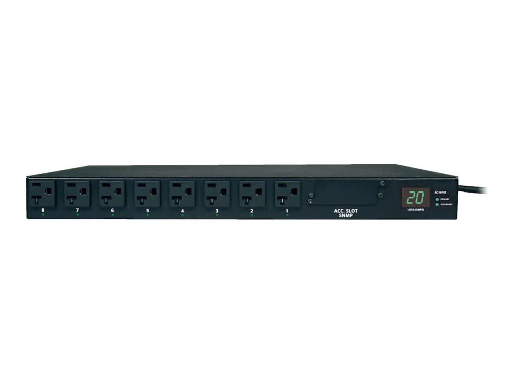 Tripp Lite Pdu Metered Ats 1 9kw 120v 20a 16 5 15 20r 2 L5 20p 1urm