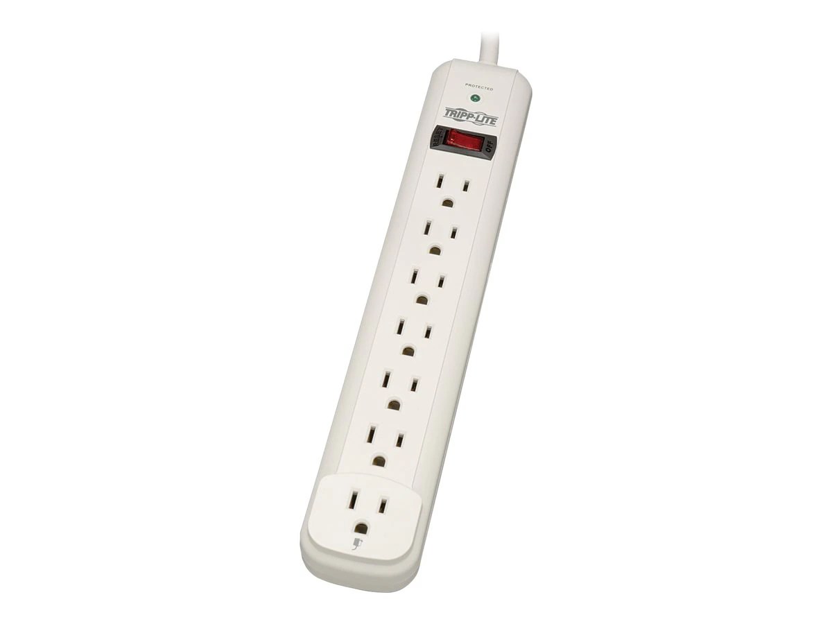 Tripp Lite Surge Protector Strip 120v 7 Outlet 25 Cord 1080 Joules