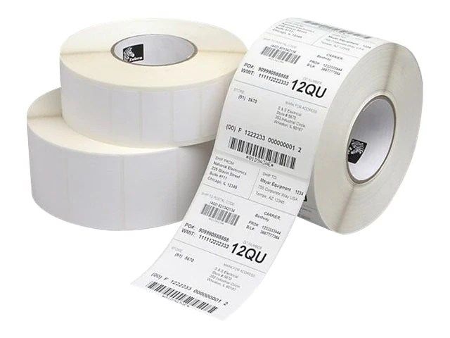 Zebra Label, Paper, 4 x 2in, Direct Thermal, ZPerform 2000D, 1 in core