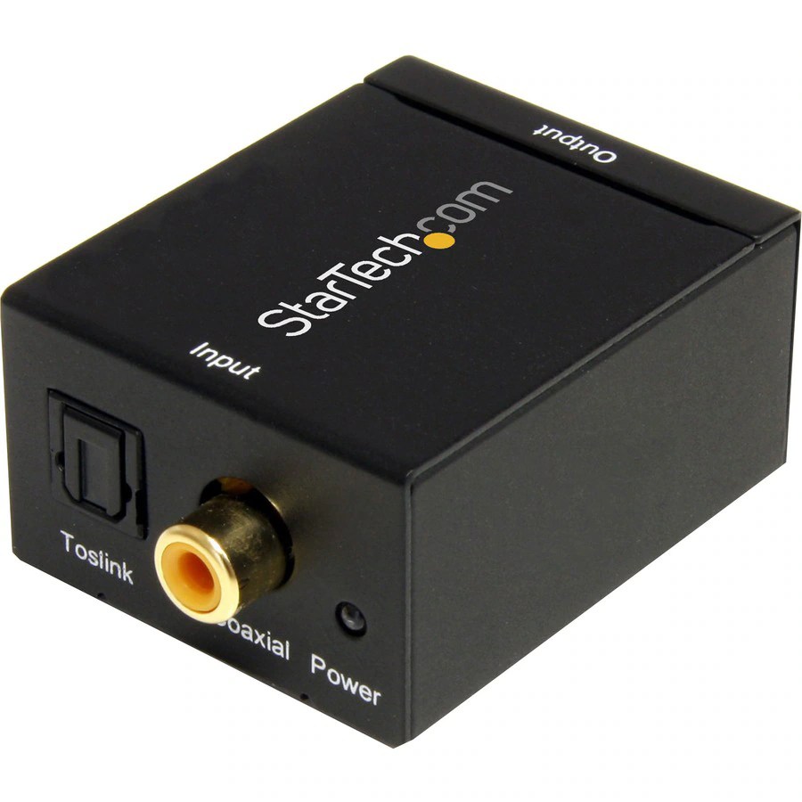 StarTech.com SPDIF Digital Coax / Toslink Optical to 2 CH RCA Audio