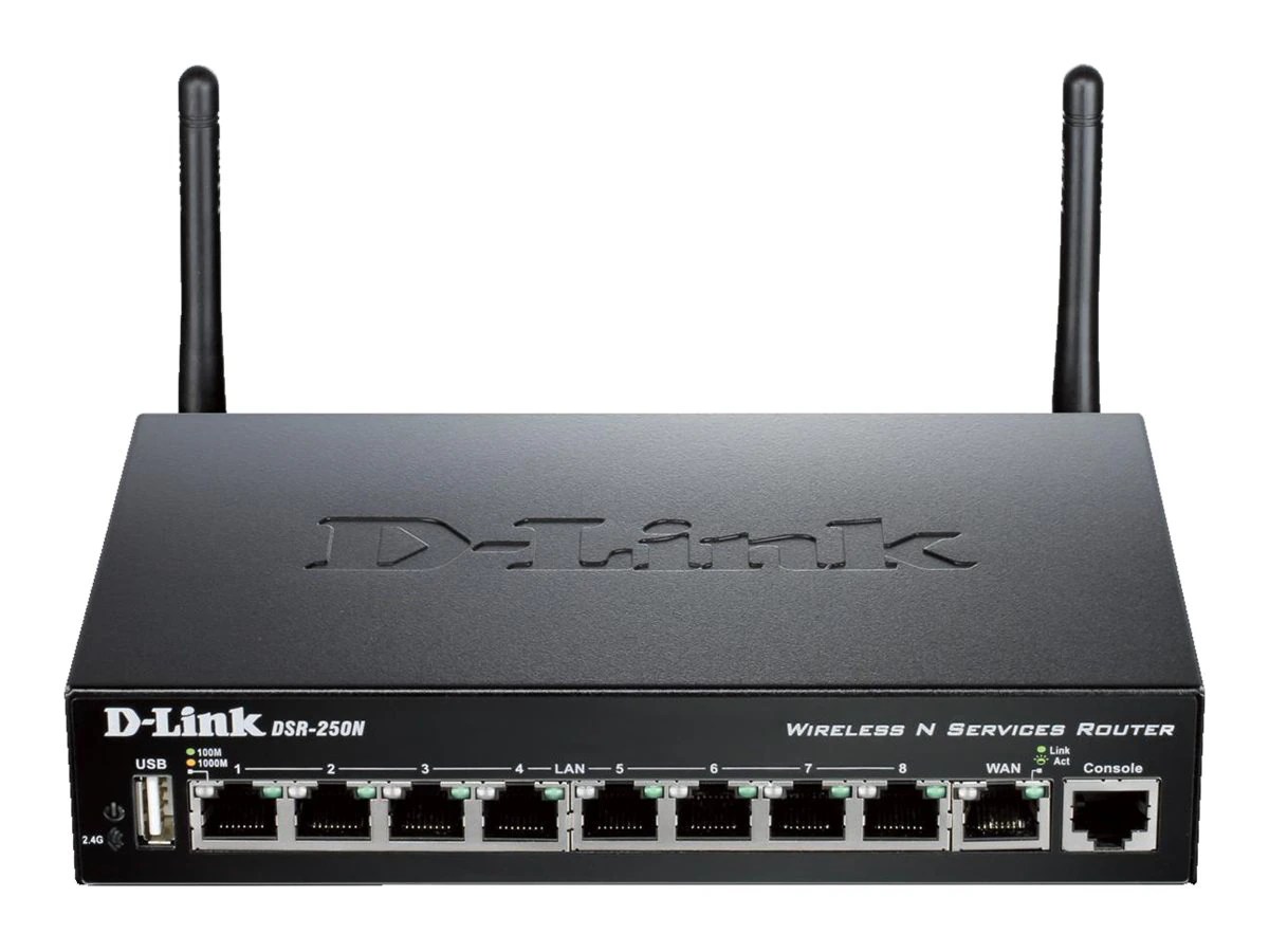 D-Link Unified Services Router DSR-250N - wireless router - 802.11b/g/n